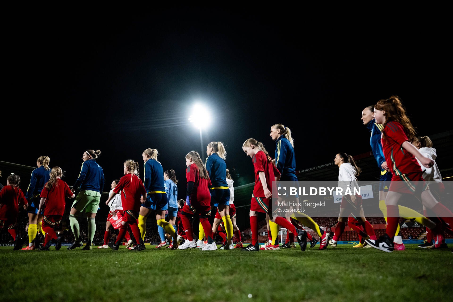 Stina Blackstenius of Sweden enters the pitch