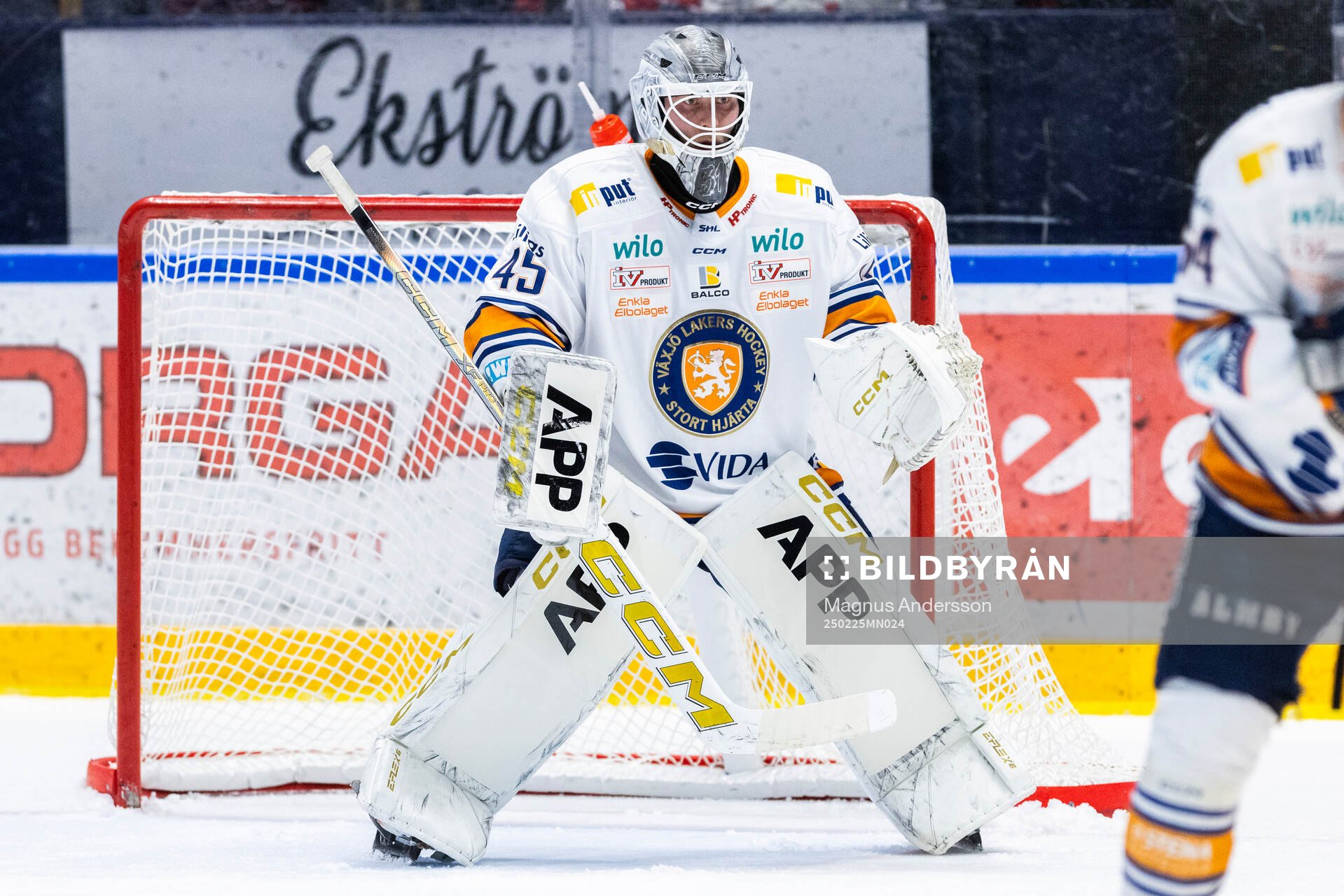 Växjös målvakt Viktor Andrén