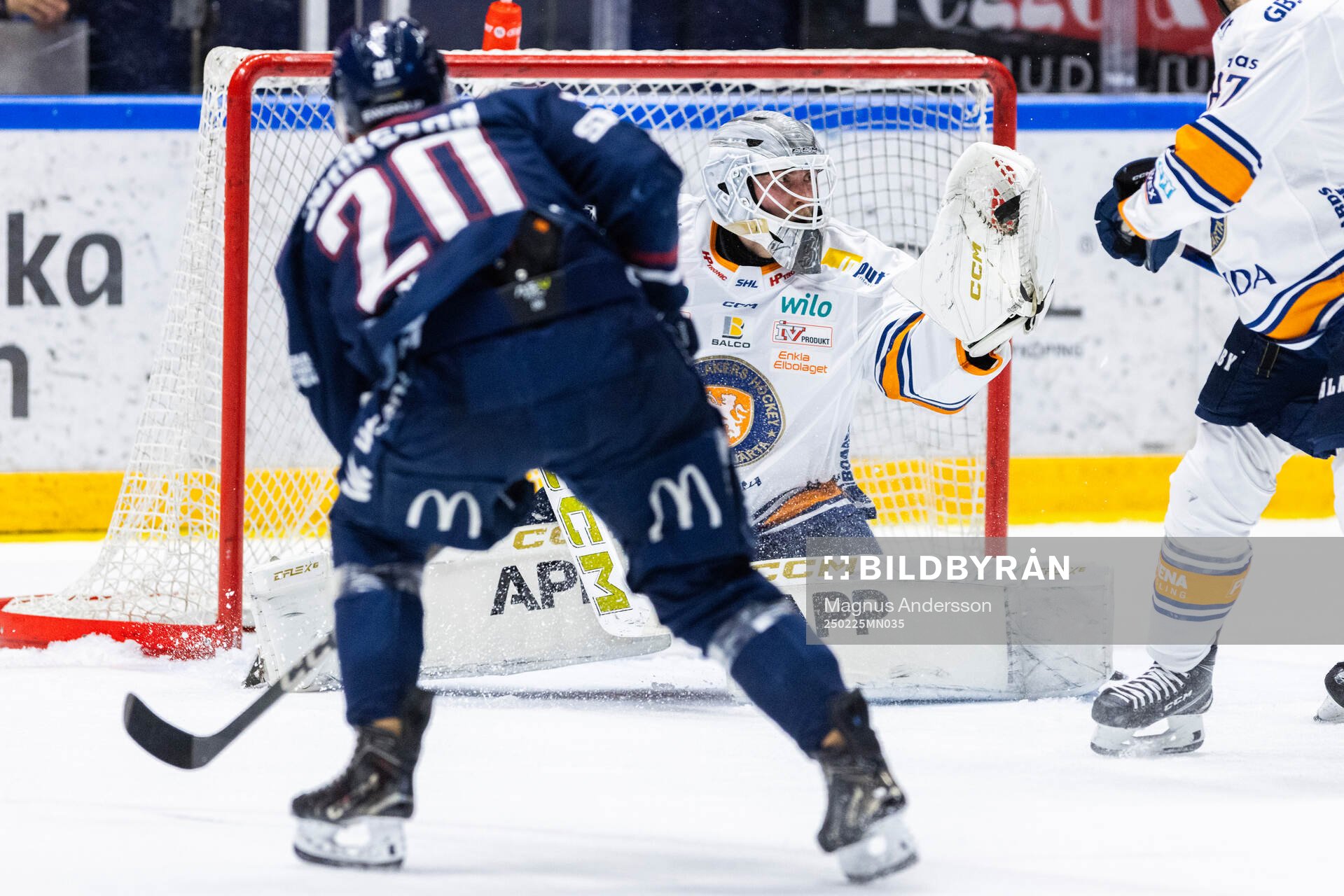 Växjös målvakt Viktor Andrén
