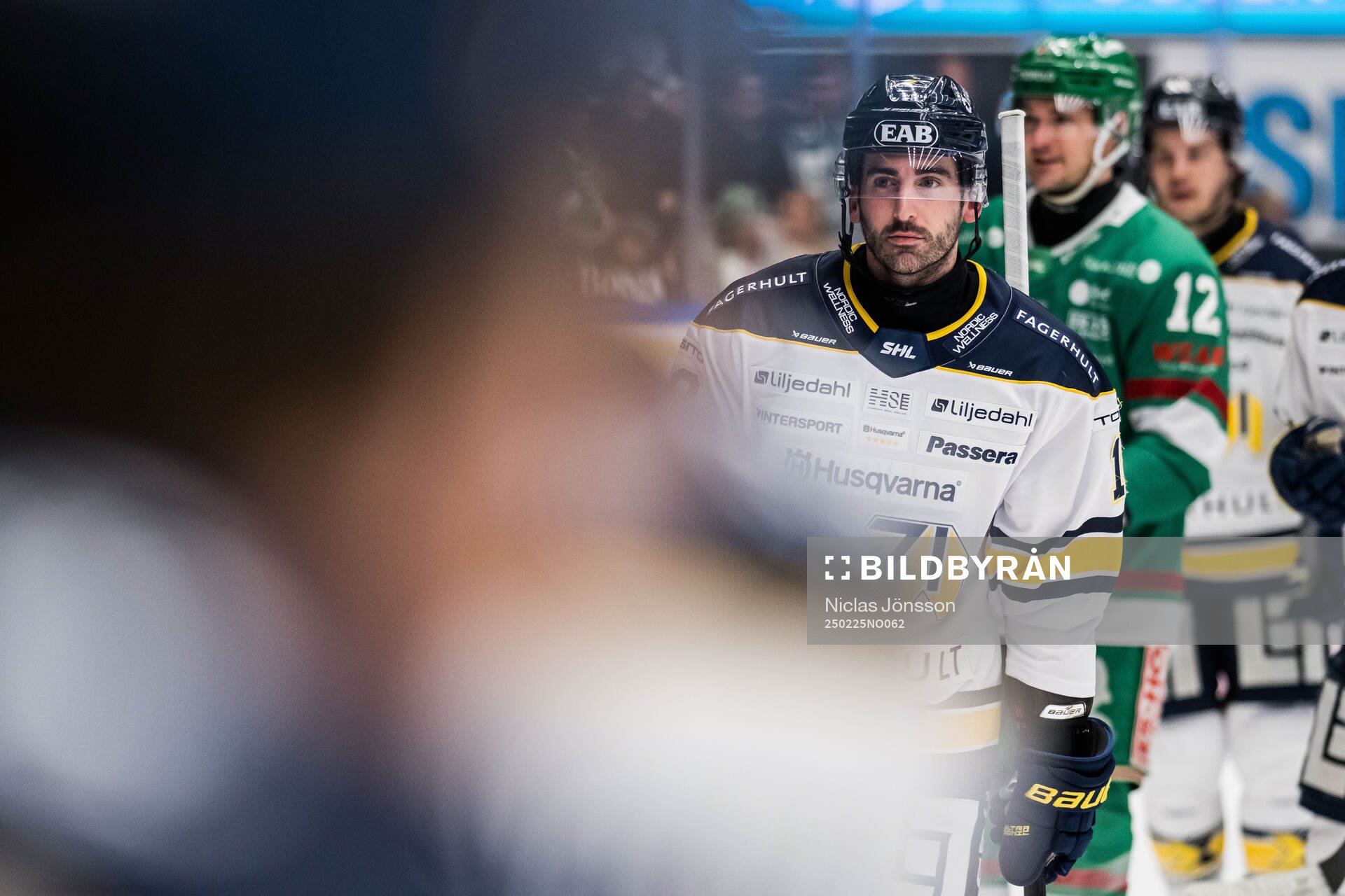 HV71s Joseph Laleggia jublar