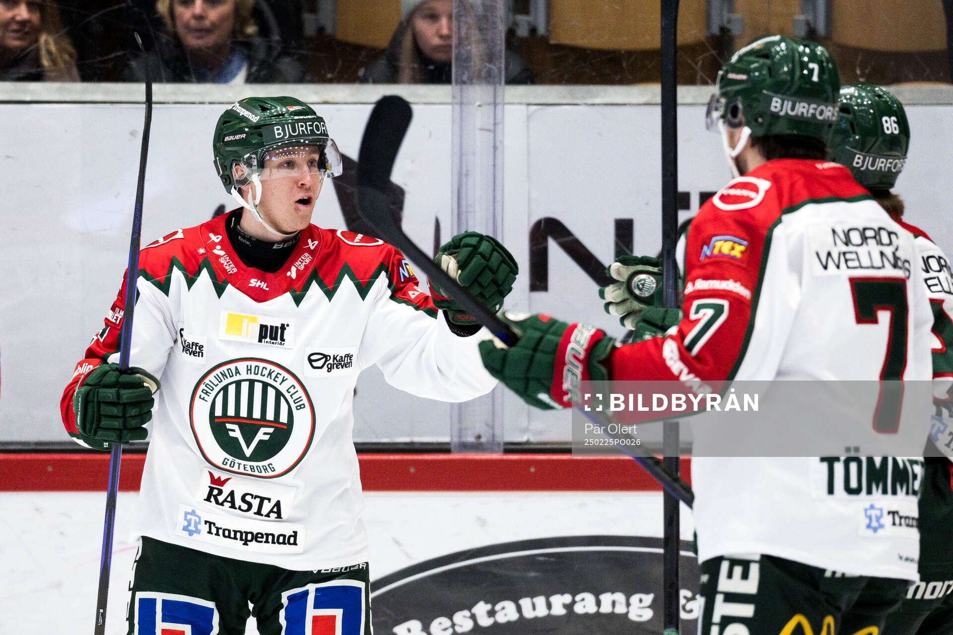 Frölundas Filip Hasa jublar