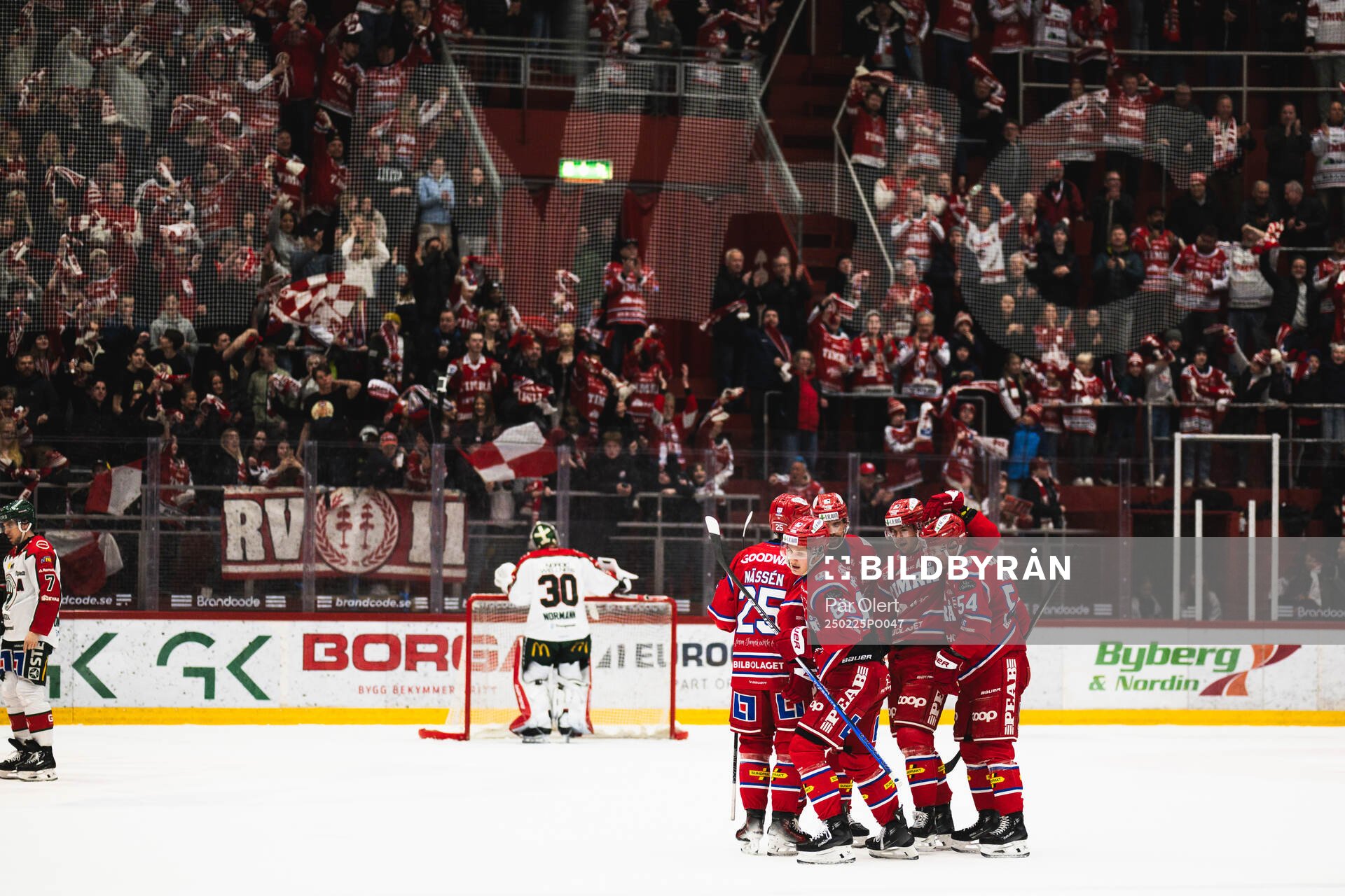 Timrås Oliver Kapanen jublar