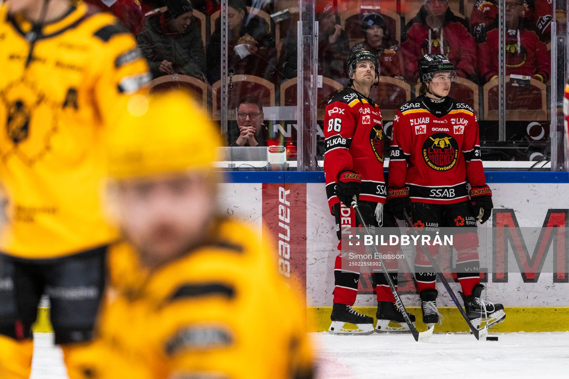 Luleås Mathias Bromé och Isac Hedqvist
