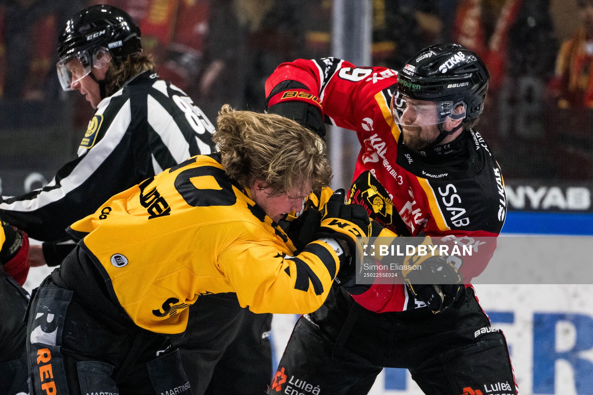Skellefteås Anton Heikkinen och Luleås Pontus Själin
