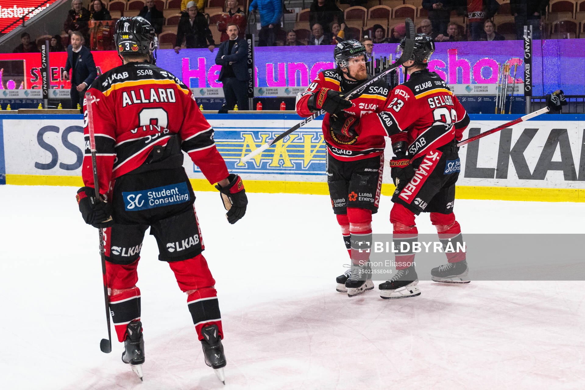 Luleås Brendan Shinnimin och Jesper Sellgren