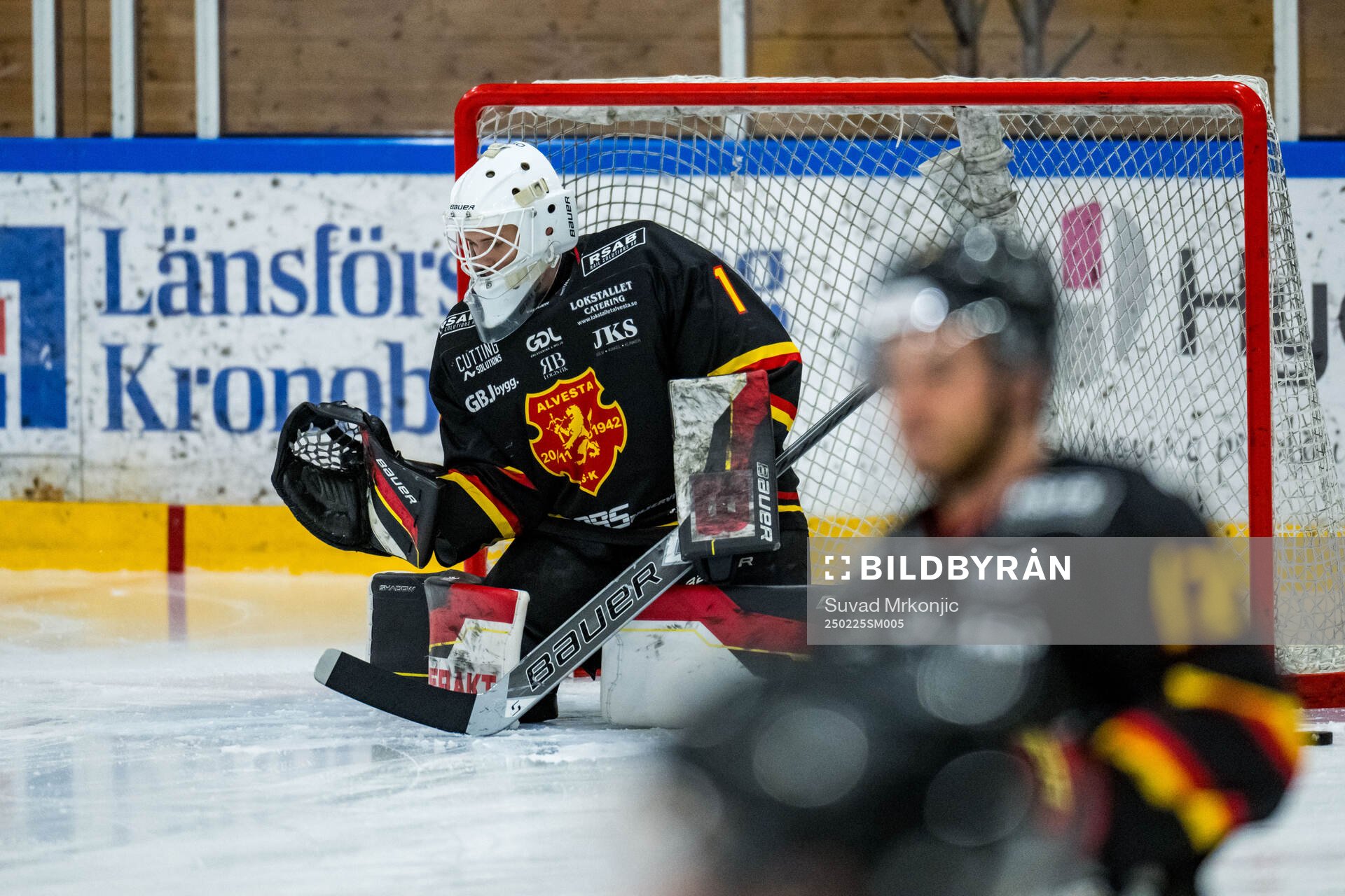 Alvesta SKs målvakt Algot Persson