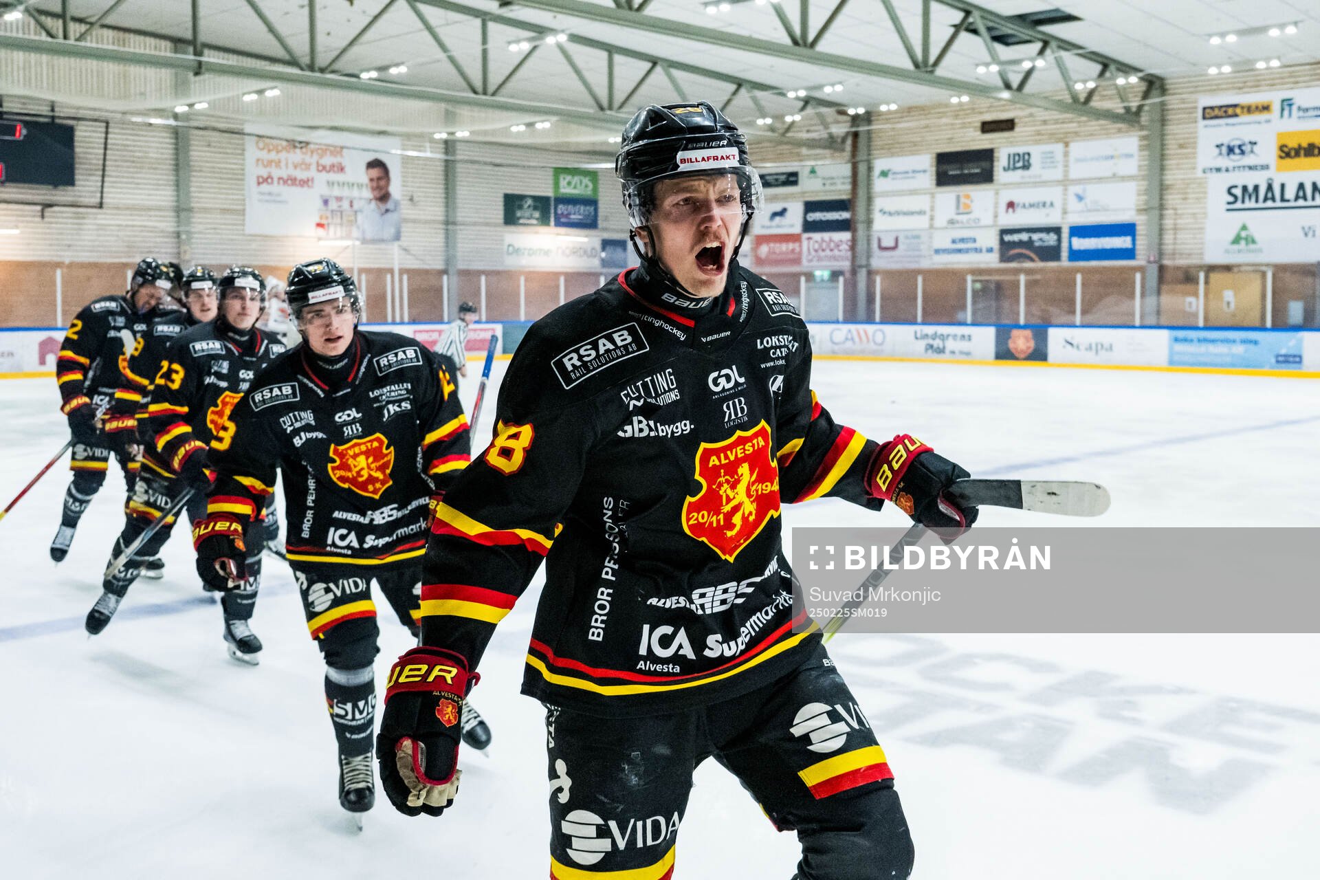Alvesta SKs Adam Andersson jublar