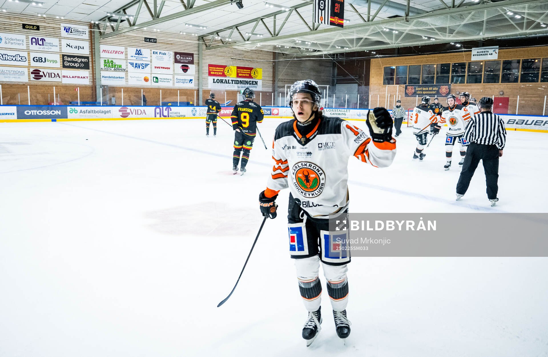 Karlskronas Liam Engström jublar