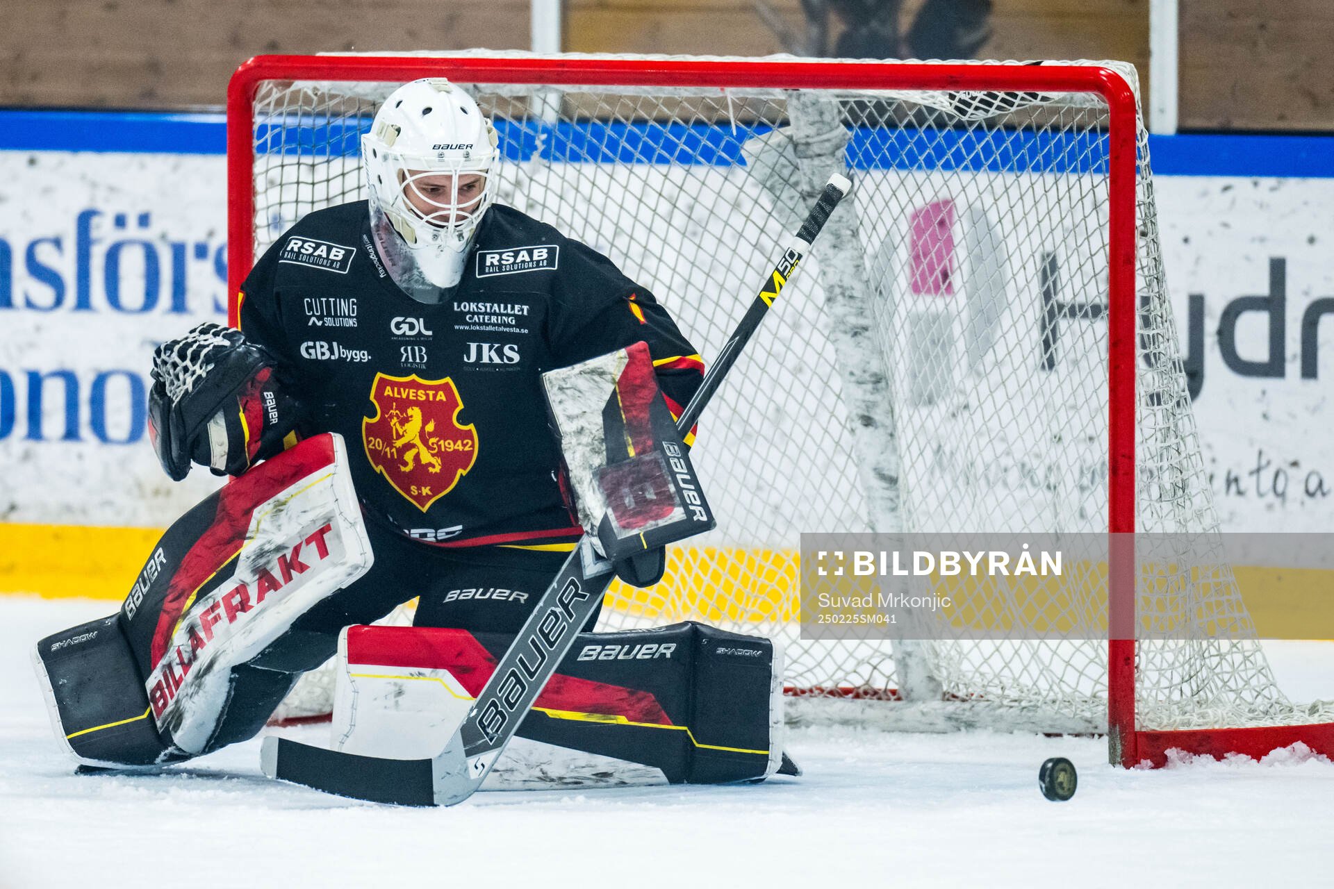 Alvesta SKs målvakt Algot Persson