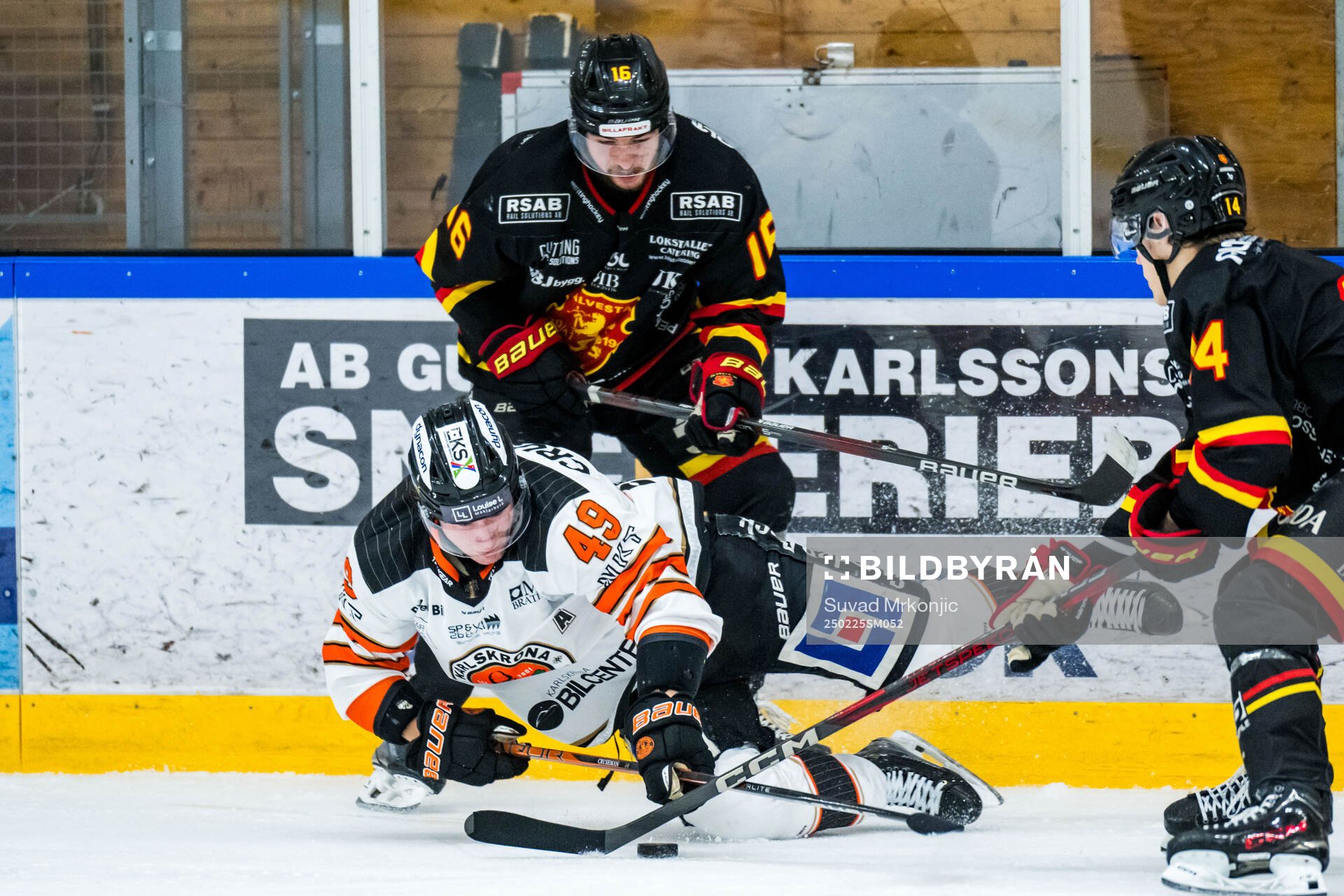 Karlskronas Filip Cruseman och Alvesta SKs Simon Lindwall