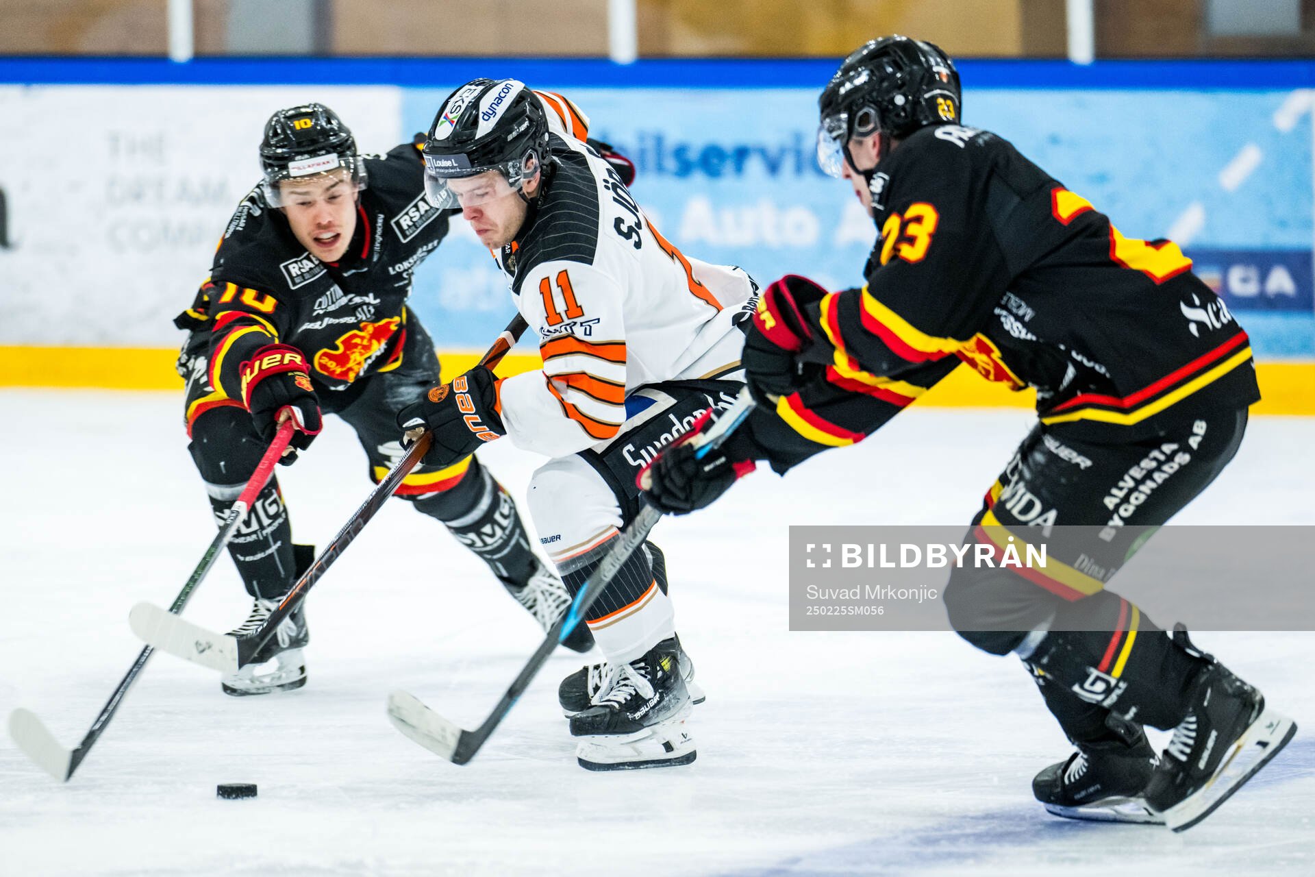 Alvesta SKs Gabriel Melin och Karlskronas Lukas Sjöblom