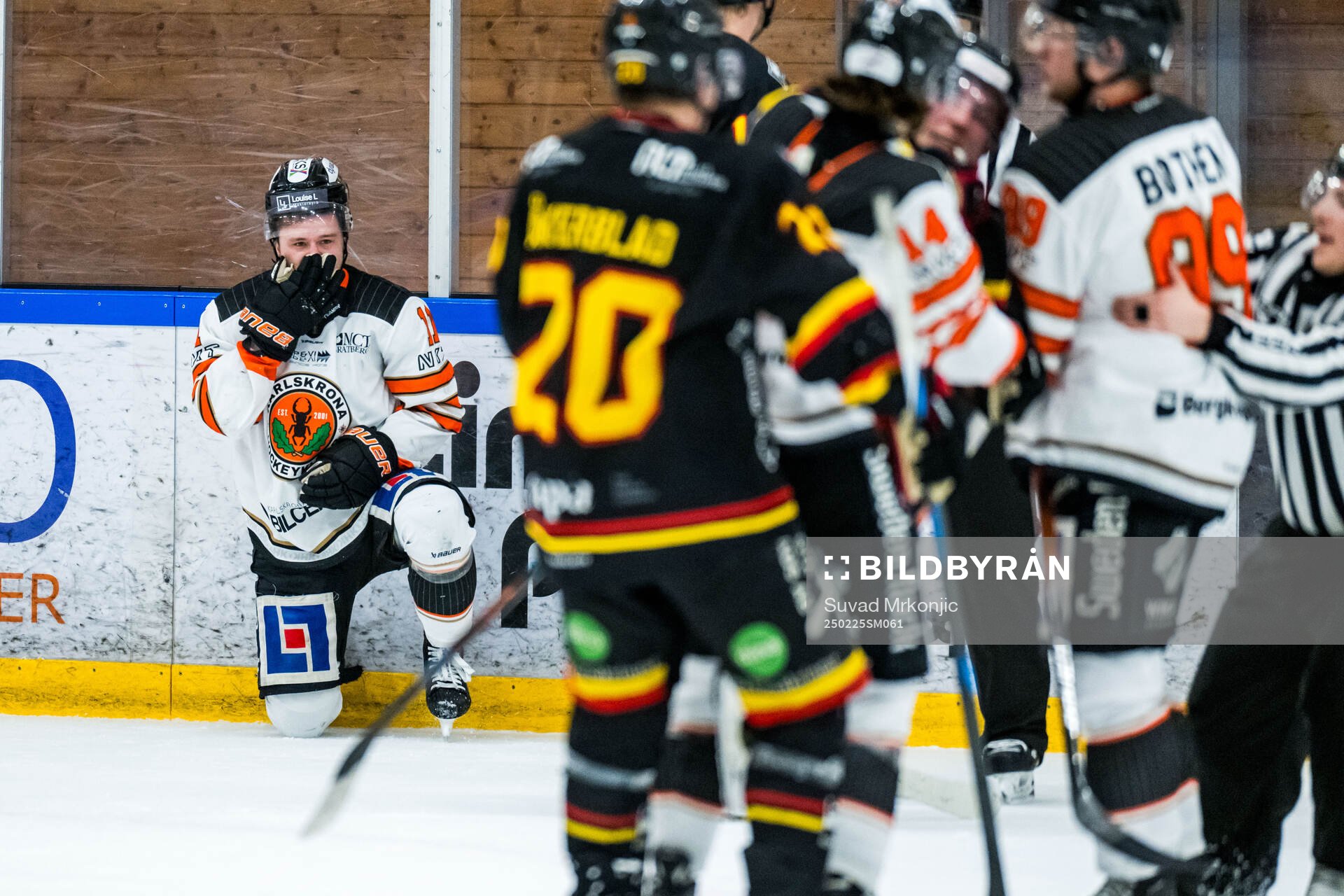 Karlskronas Lukas Sjöblom har ont