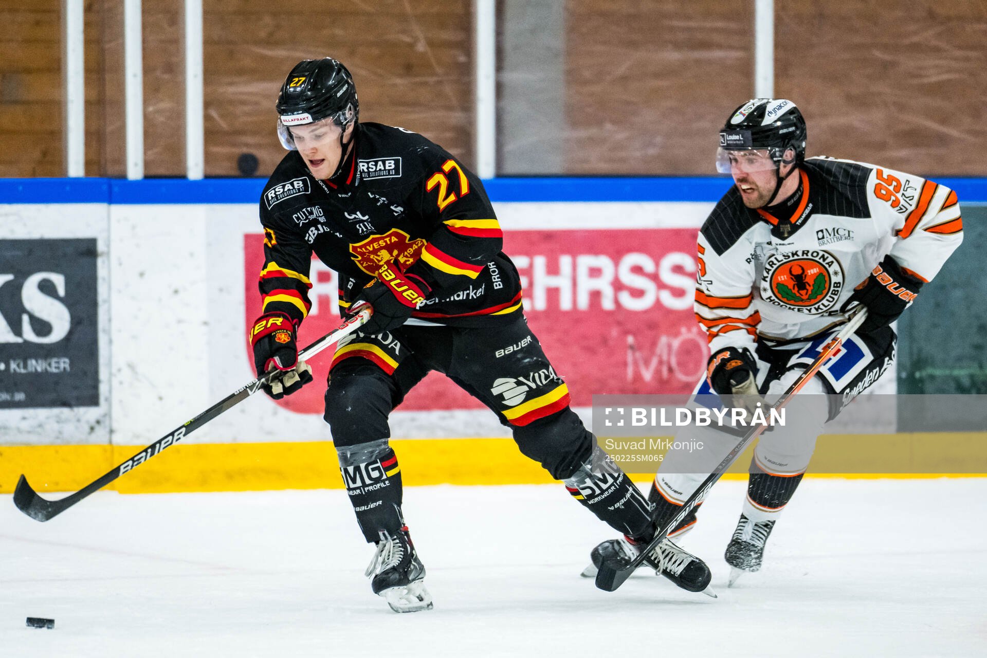 Alvesta SKs Kasper Hagberg och Karlskronas Victor