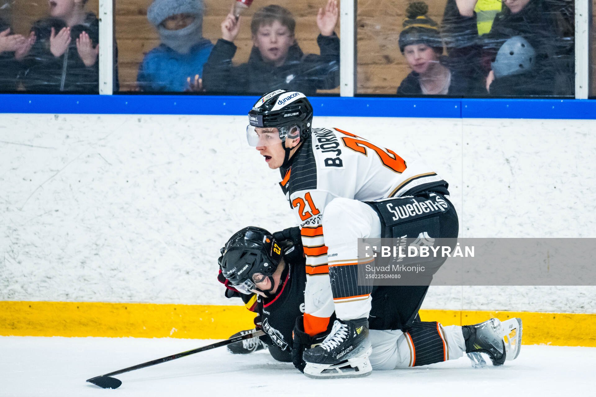 Alvesta SKs Kasper Hagberg och Karlskronas Axel Björnkvist