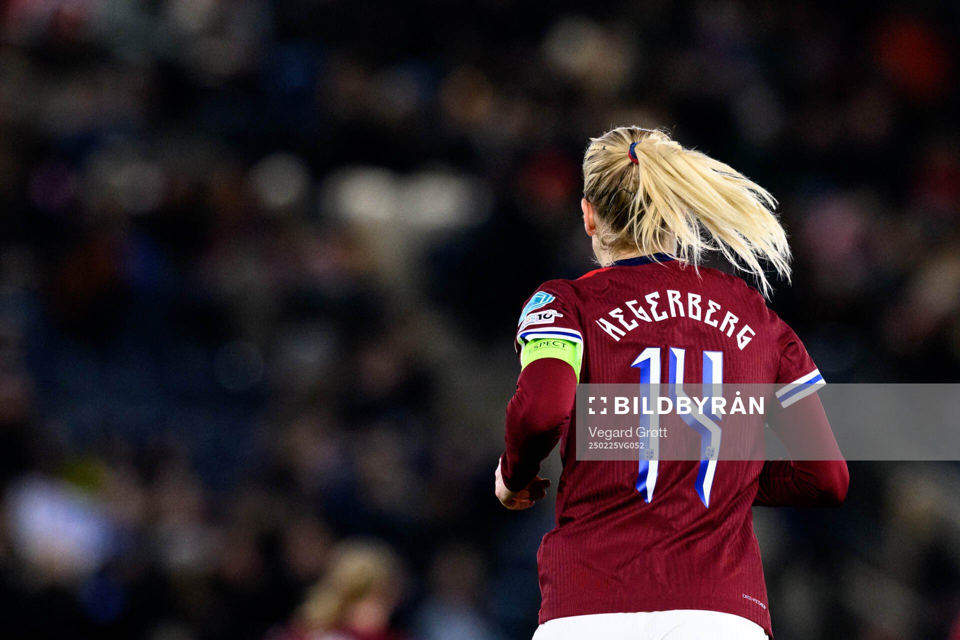 The back of Ada Hegerberg of Norway