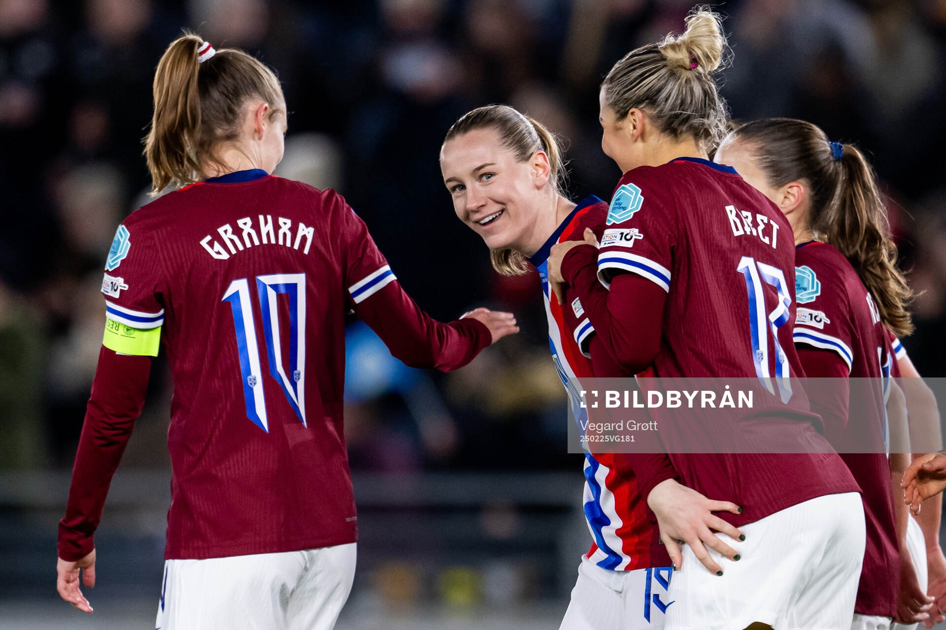 Elisabeth Terland celebrates