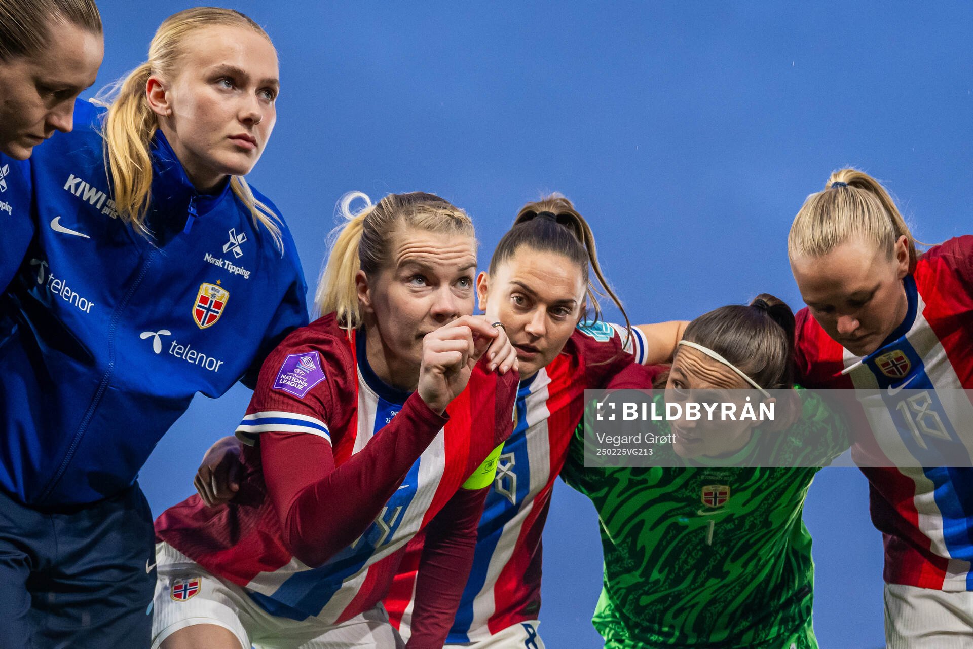 Goalkeeper Selma Panengstuen, Ada Hegerberg, Vilde Bøe