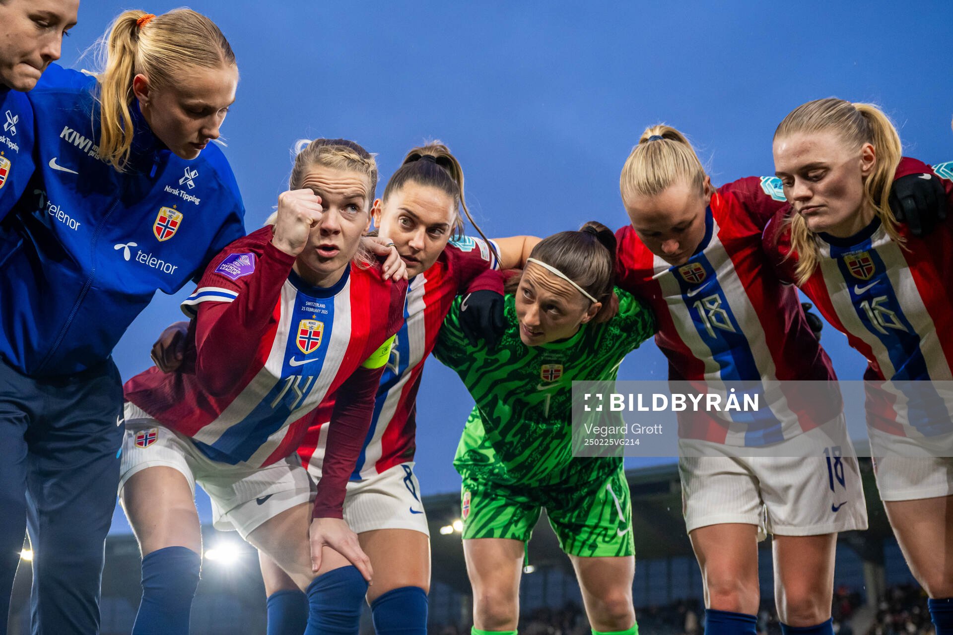 Goalkeeper Selma Panengstuen, Ada Hegerberg, Vilde Bøe