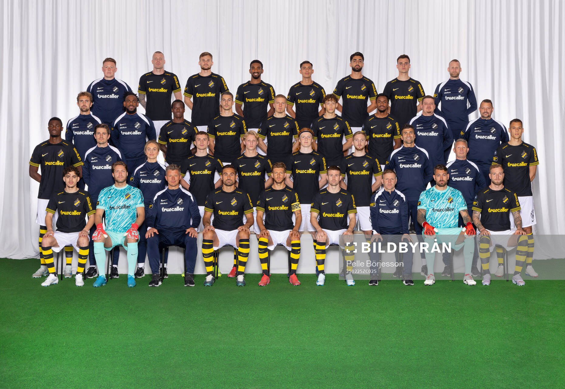 AIK poserar för en lagbild