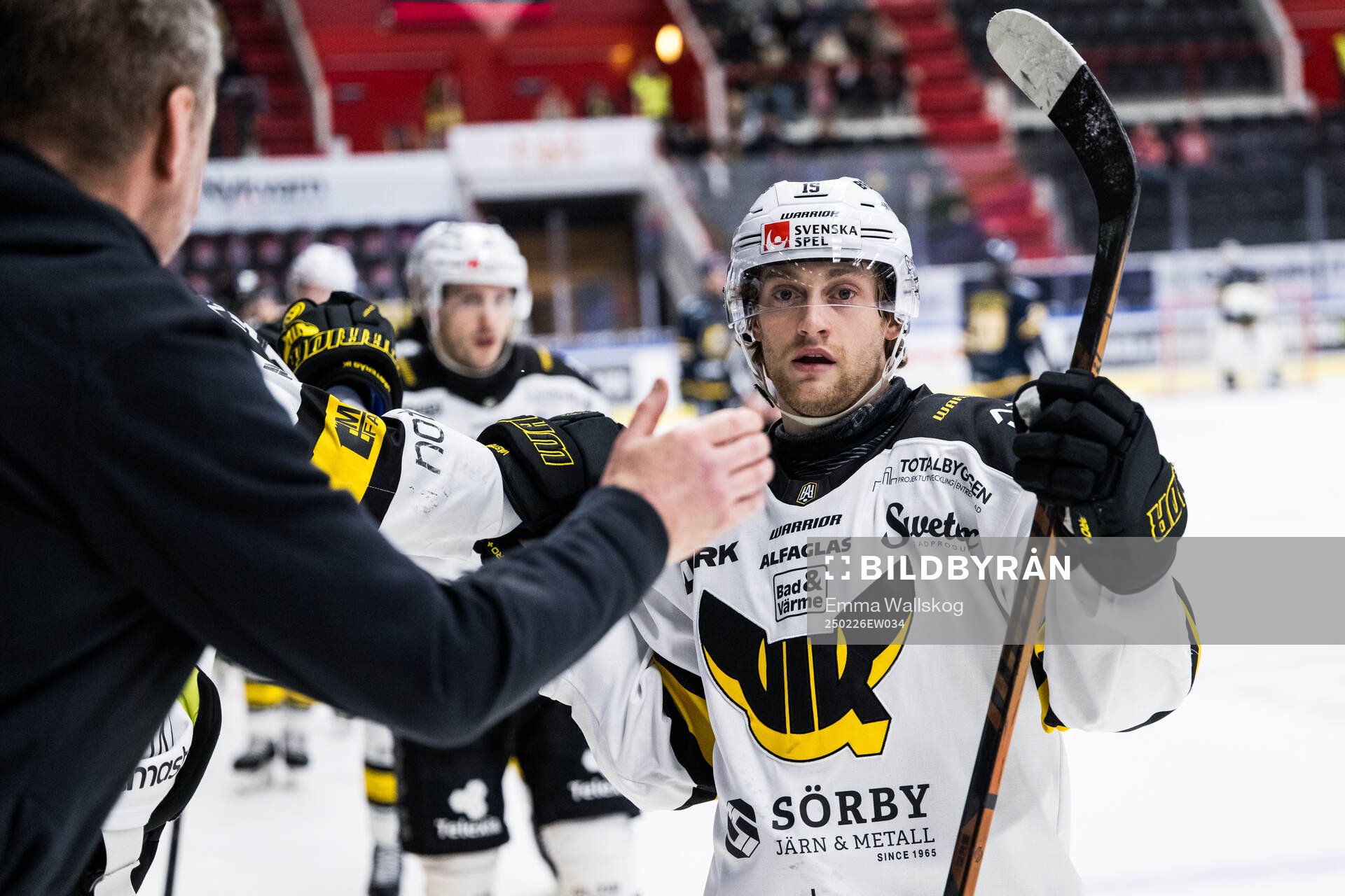 Västerås Jacob Hayhurst jublar