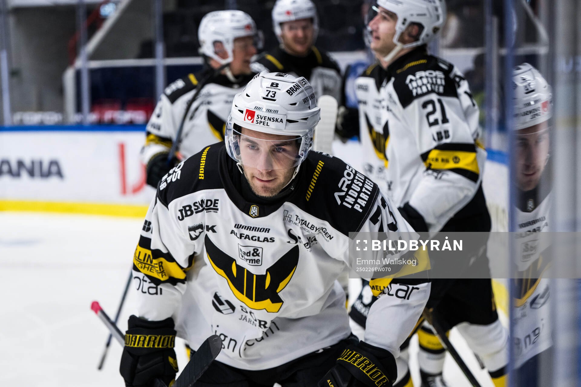 Västerås Anton Gradin jublar