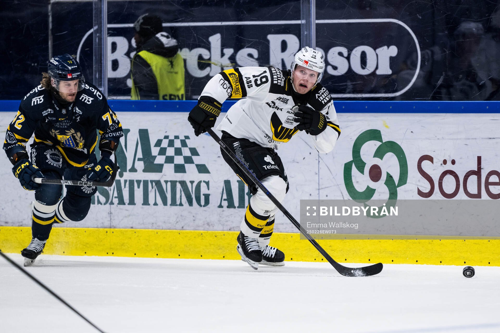 Södertäljes Nicolai Meyer och Västerås Anton Johansson
