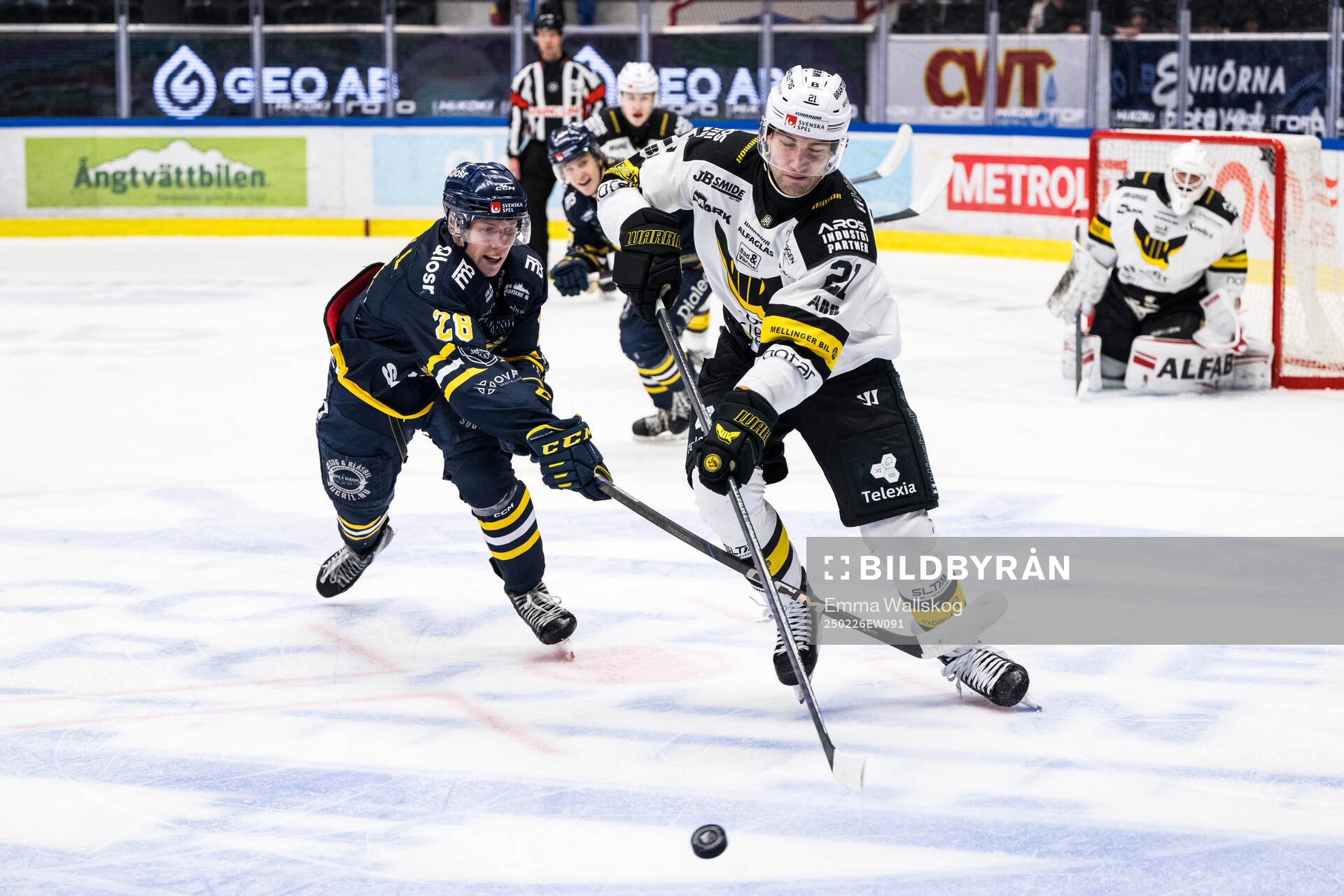 Södertäljes Adam Hesselvall och Västerås Henrik