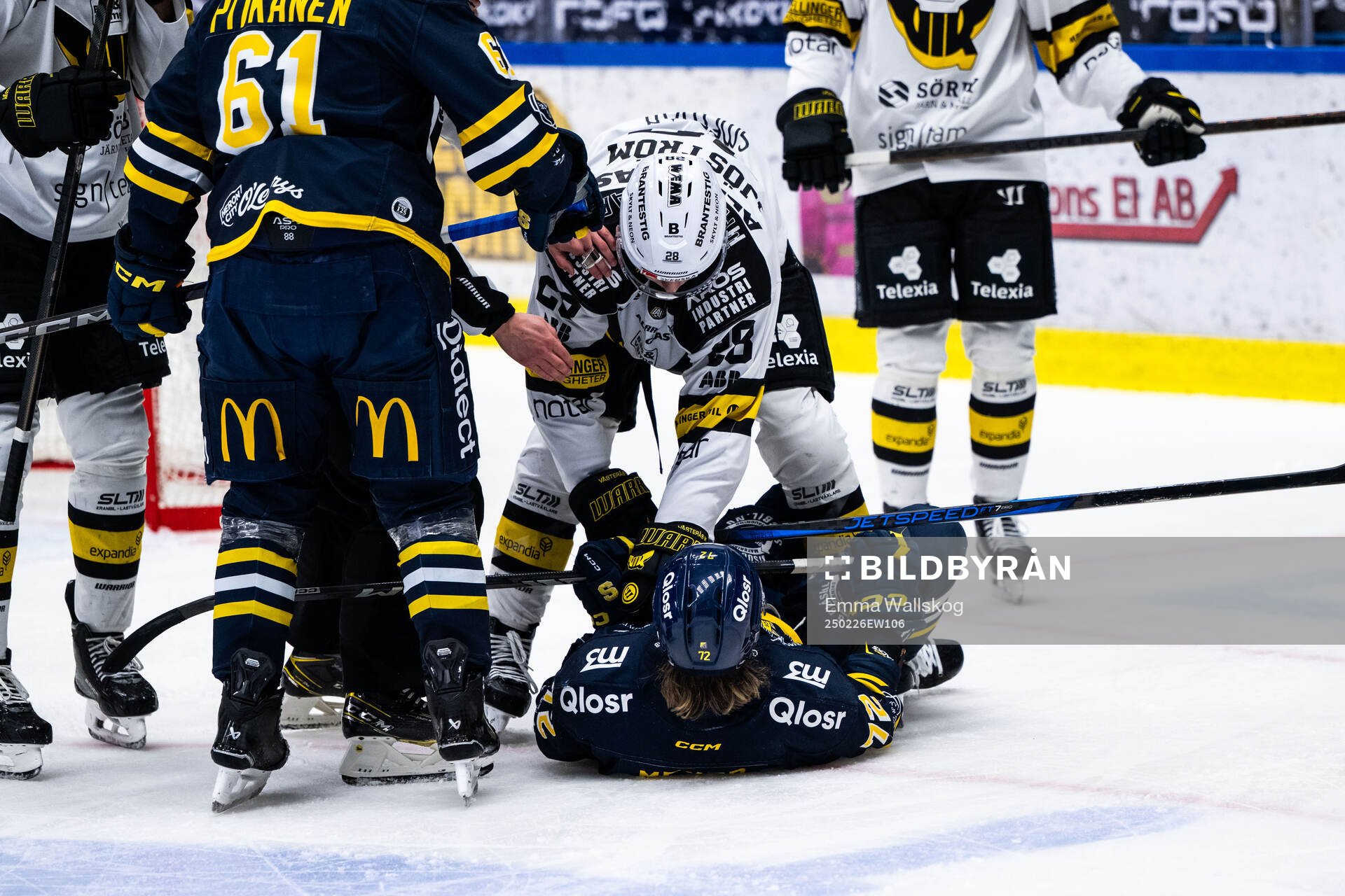 Västerås Elias Sjöström och Södertäljes Nicolai Meyer
