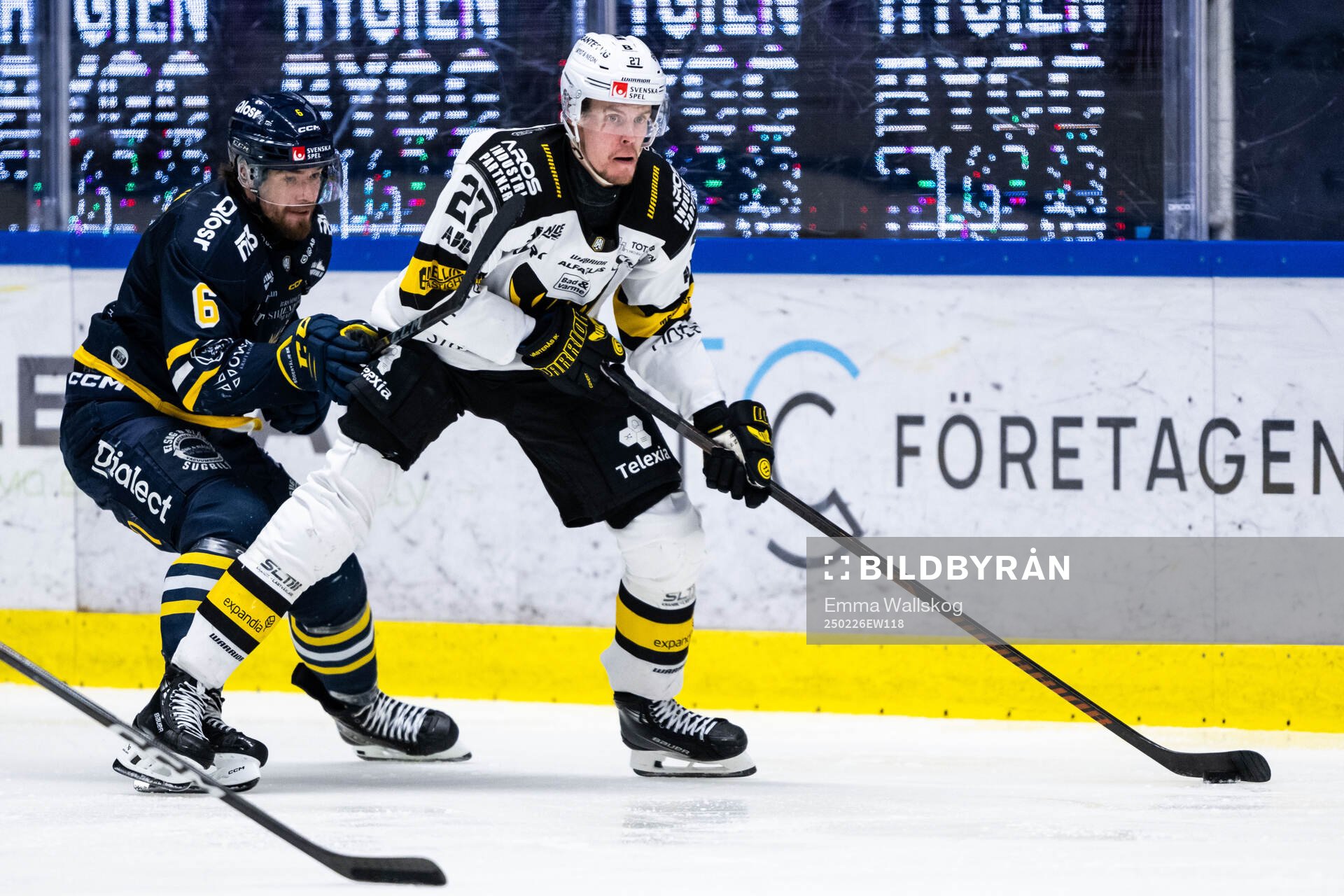 Södertäljes Olli Vainio och Västerås Carl Jakobsson