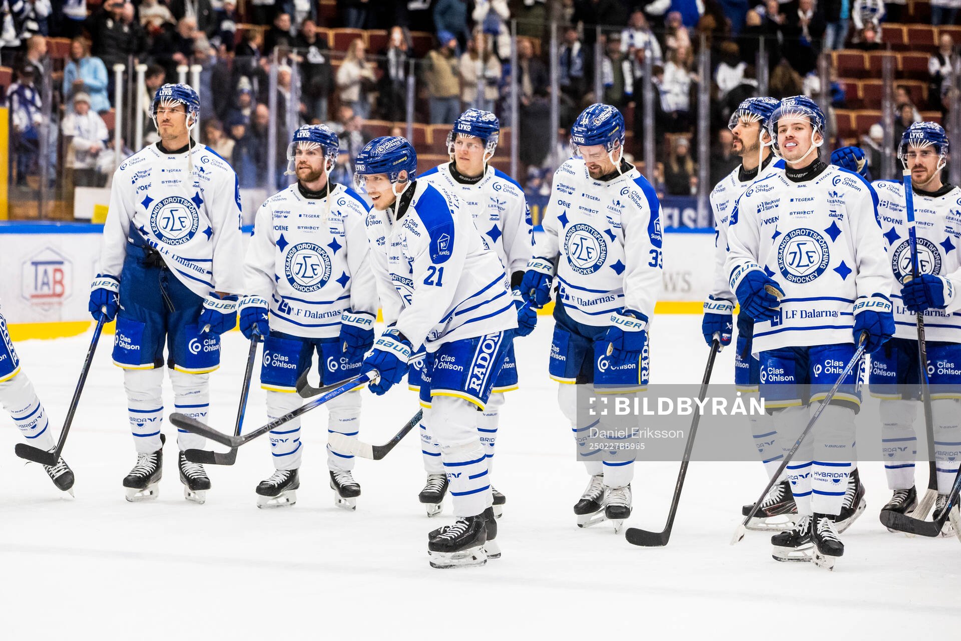 Leksands Joonas Lyytinen jublar