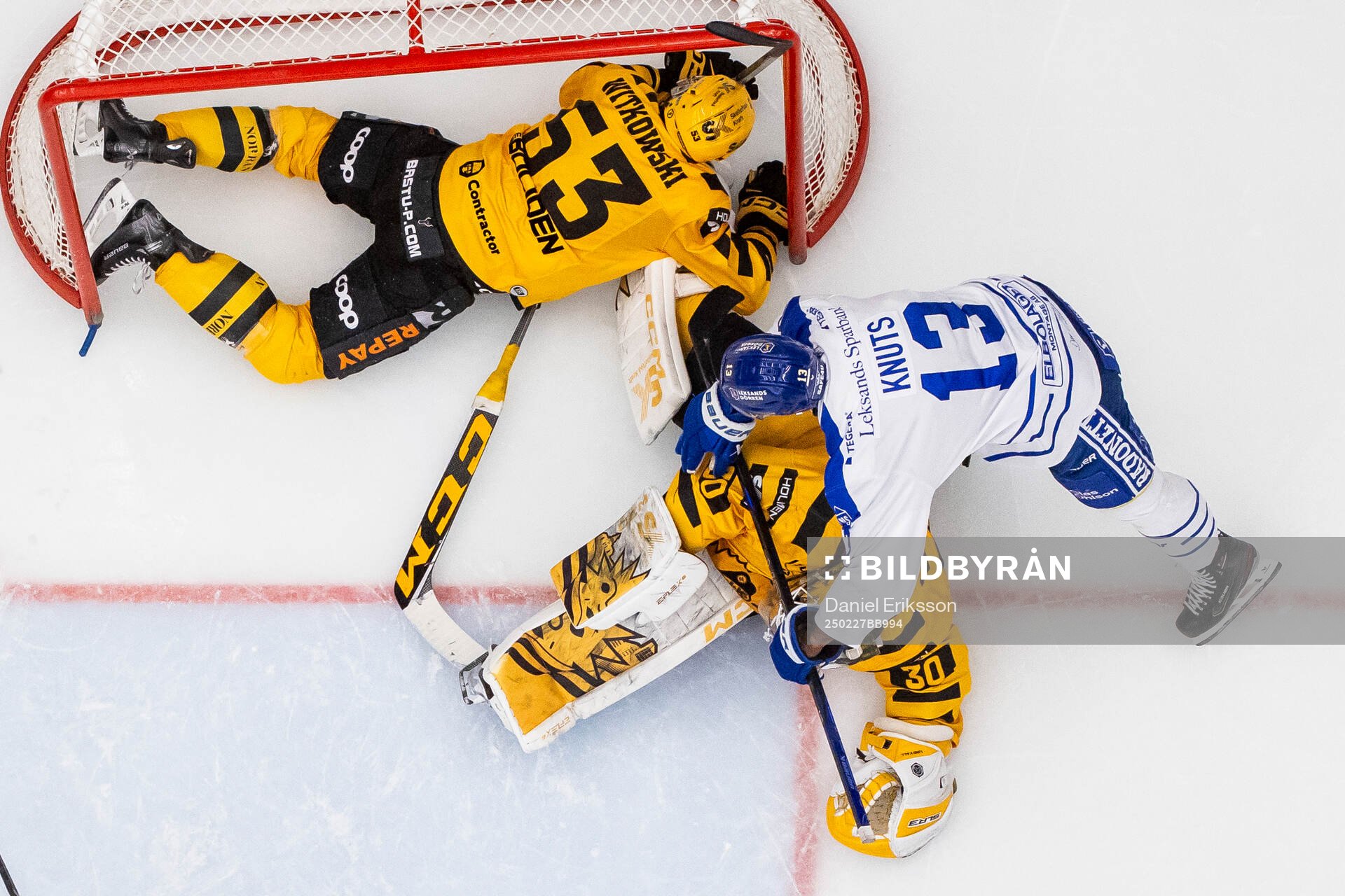 Skellefteås Luke Witkowski och Leksands Jon Knuts och