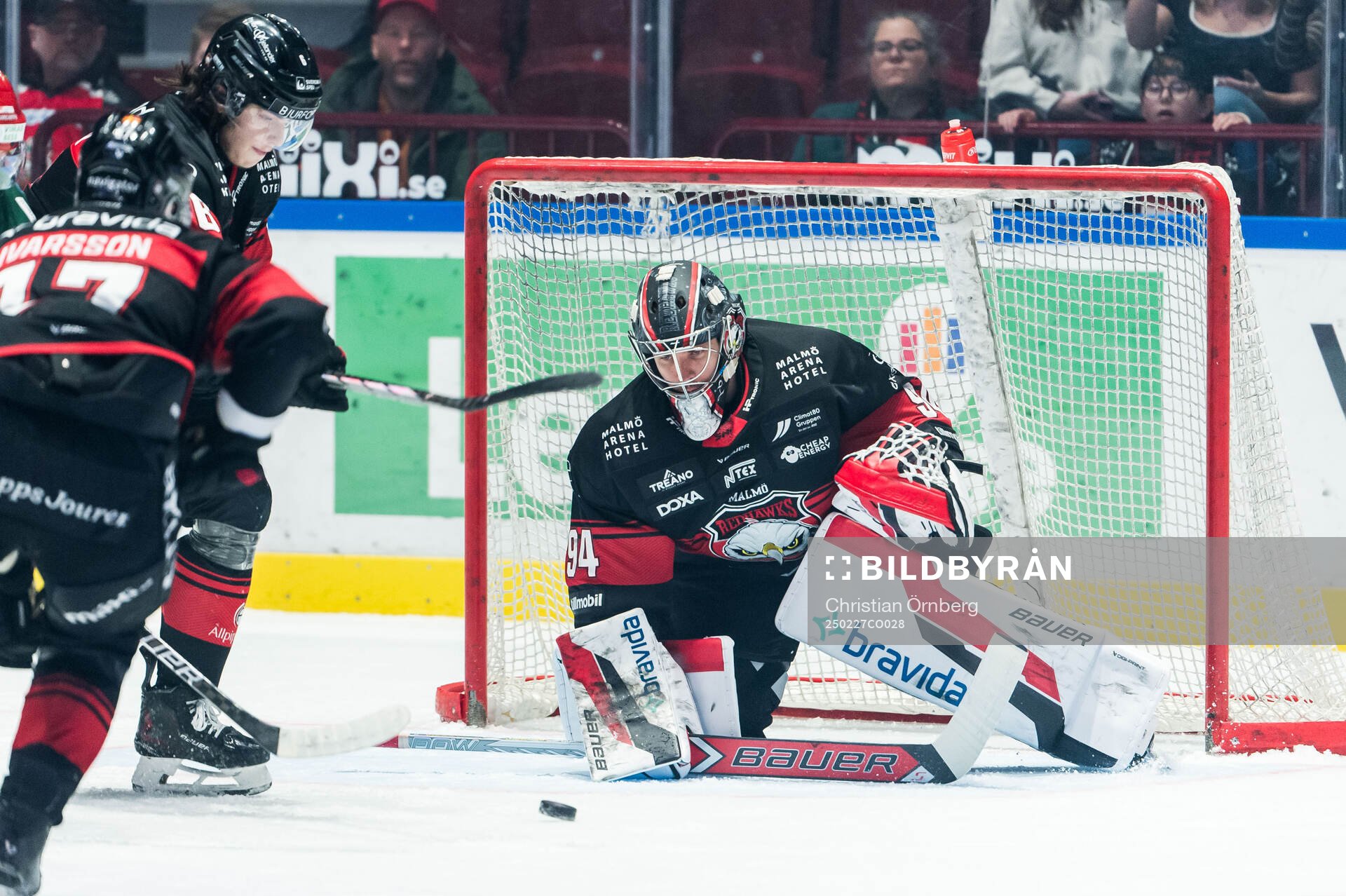 Malmö Redhawks målvakt Marek Langhamer