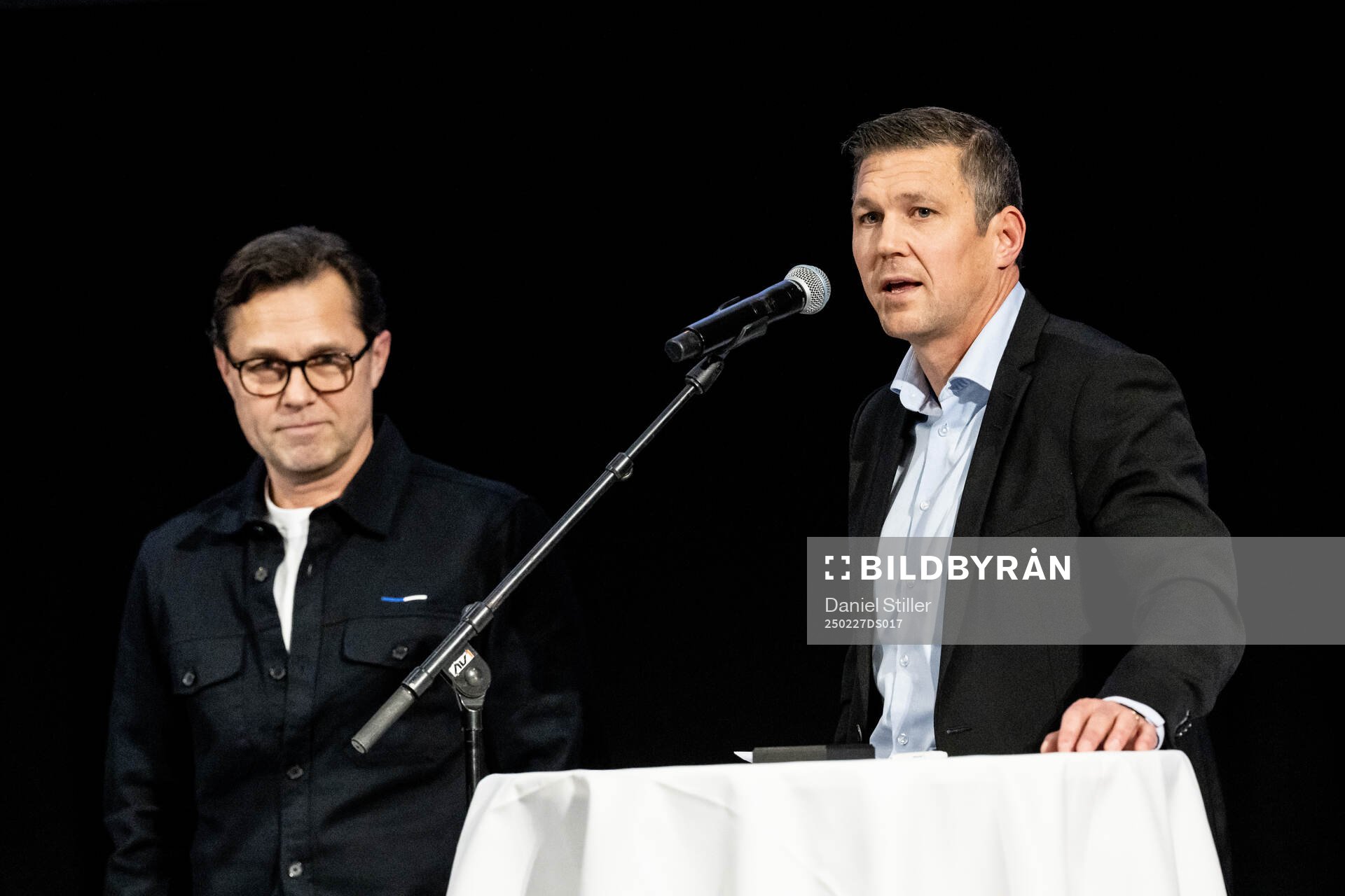 Peter Svanberg, sportchef för damlaget och Hannes Stiller,