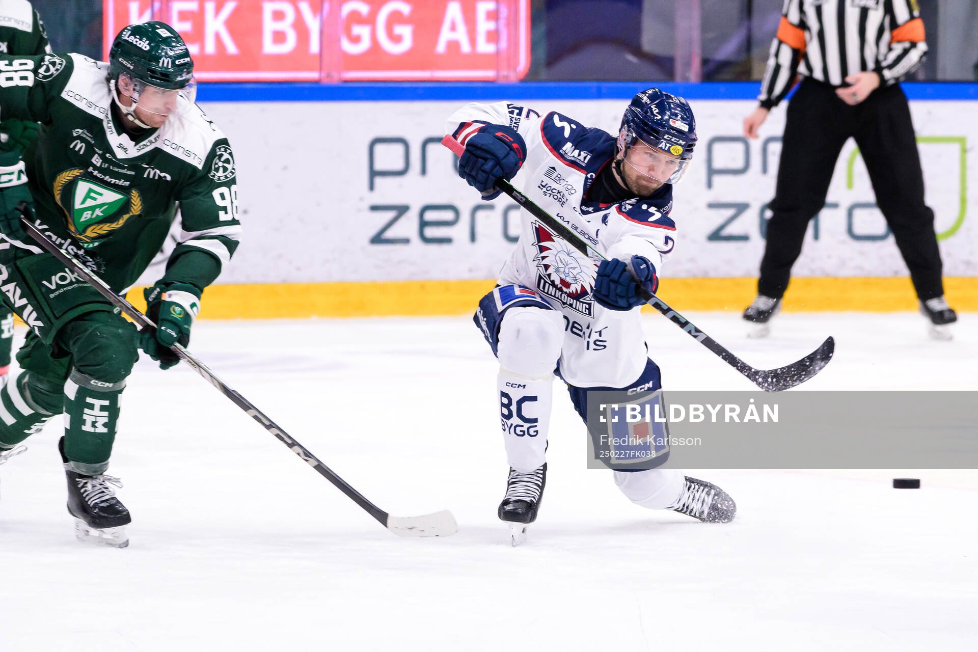 Färjestads Marian Studenic och Linköpings Rasmus Rissanen