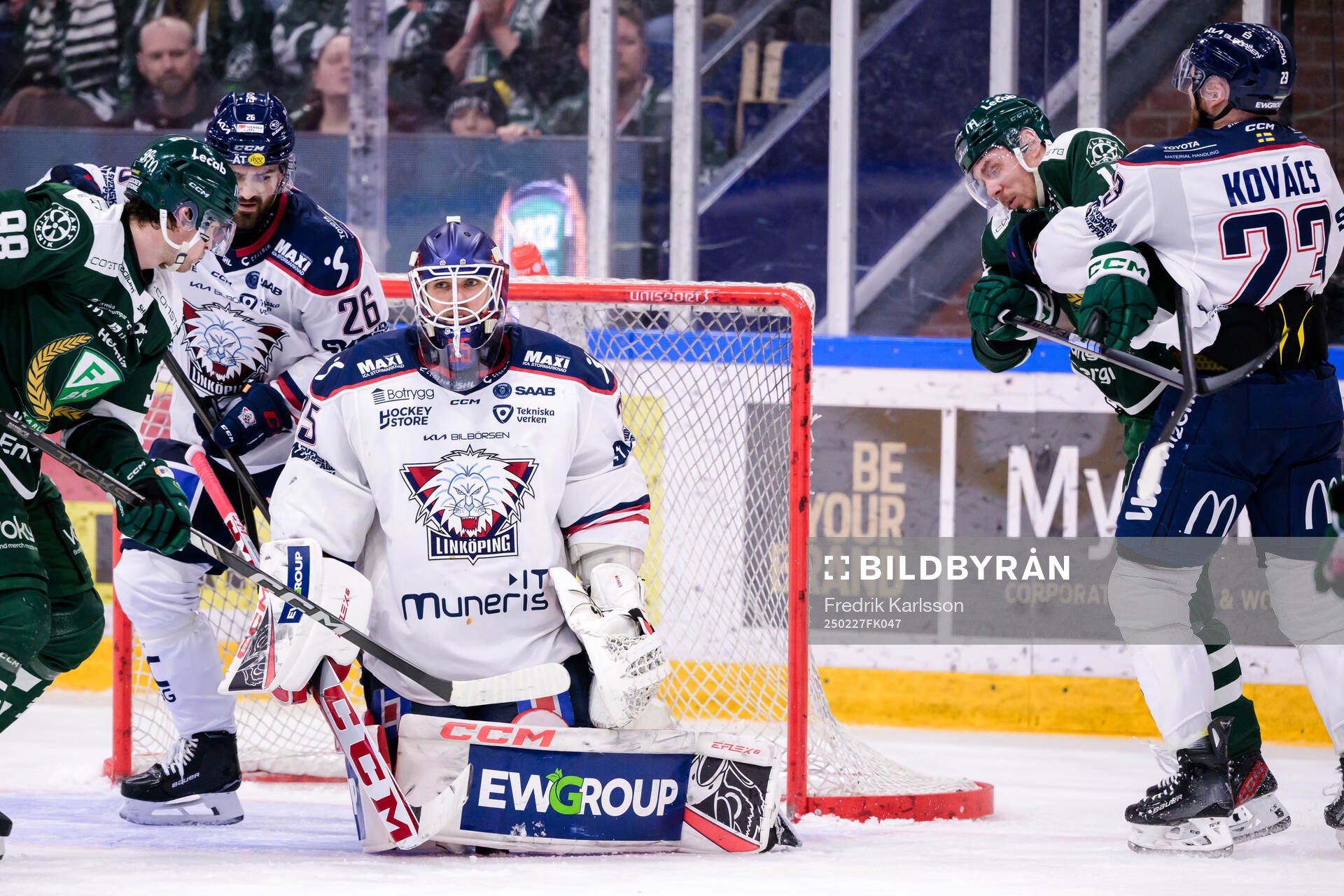 Linköpings målvakt Adam Werner