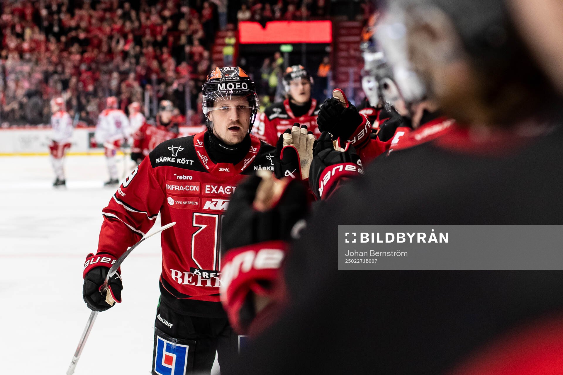 Örebros Patrik Karlkvist jublar