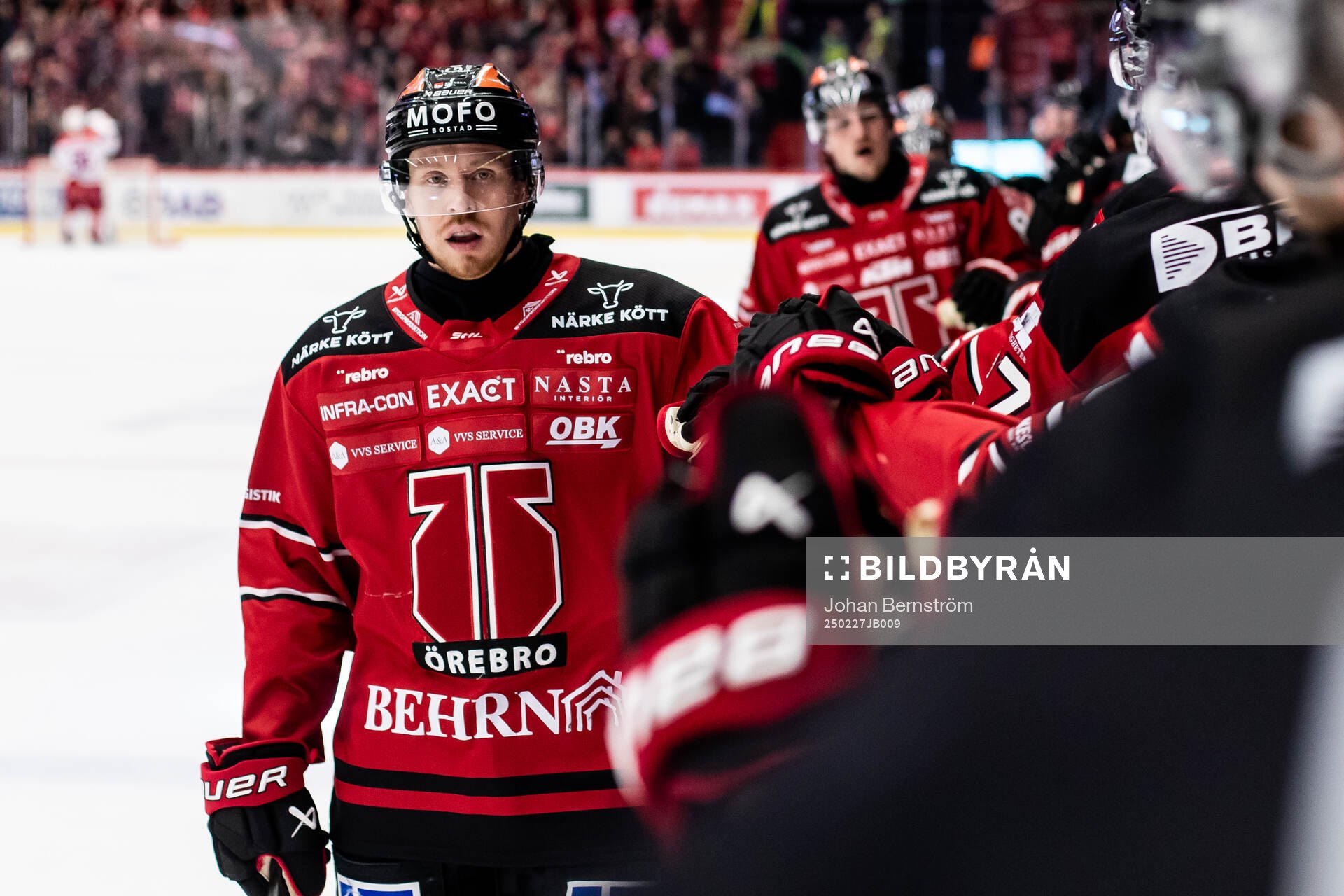 Örebros Kalle Kossila jublar