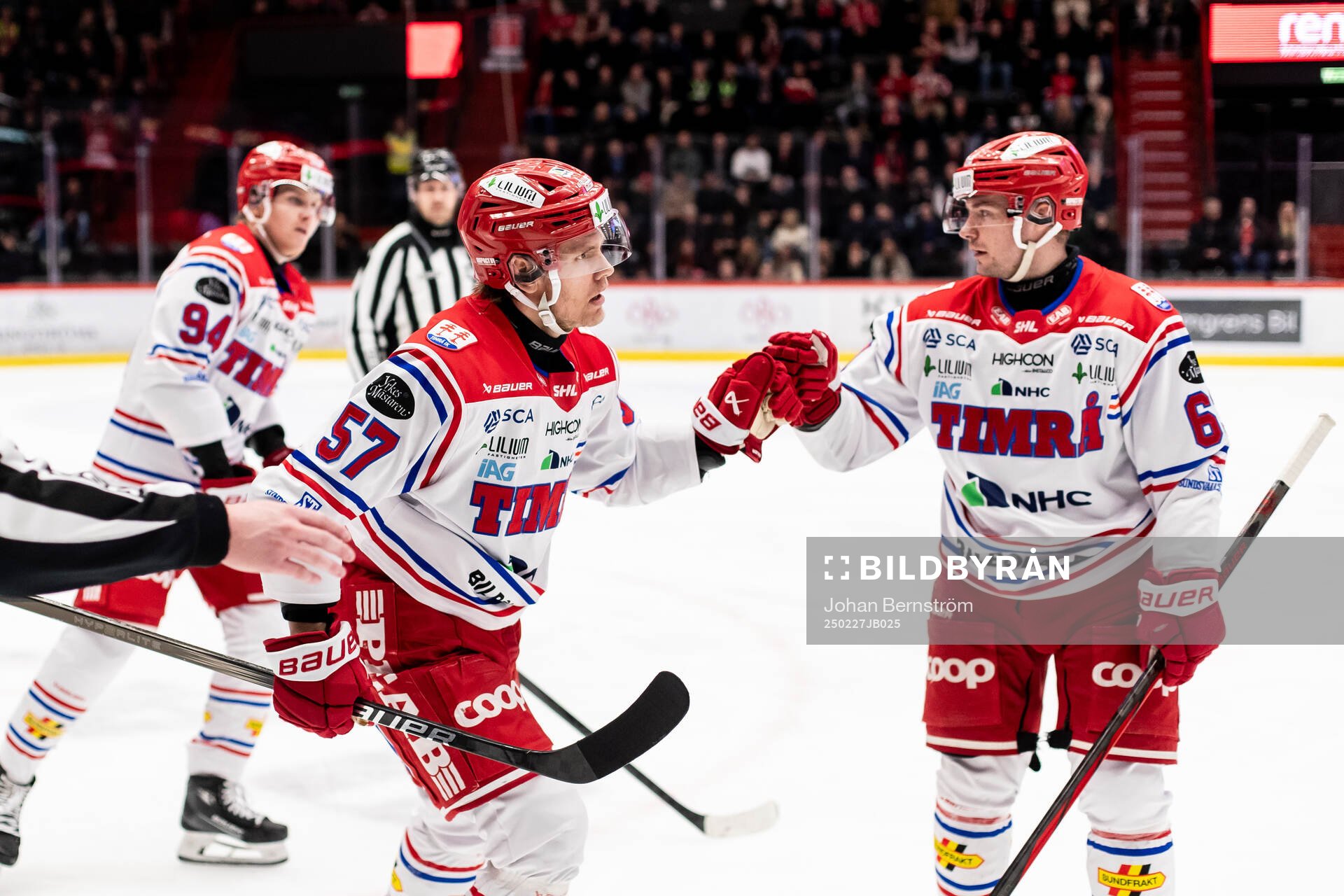 Timrås Anton Wedin jublar