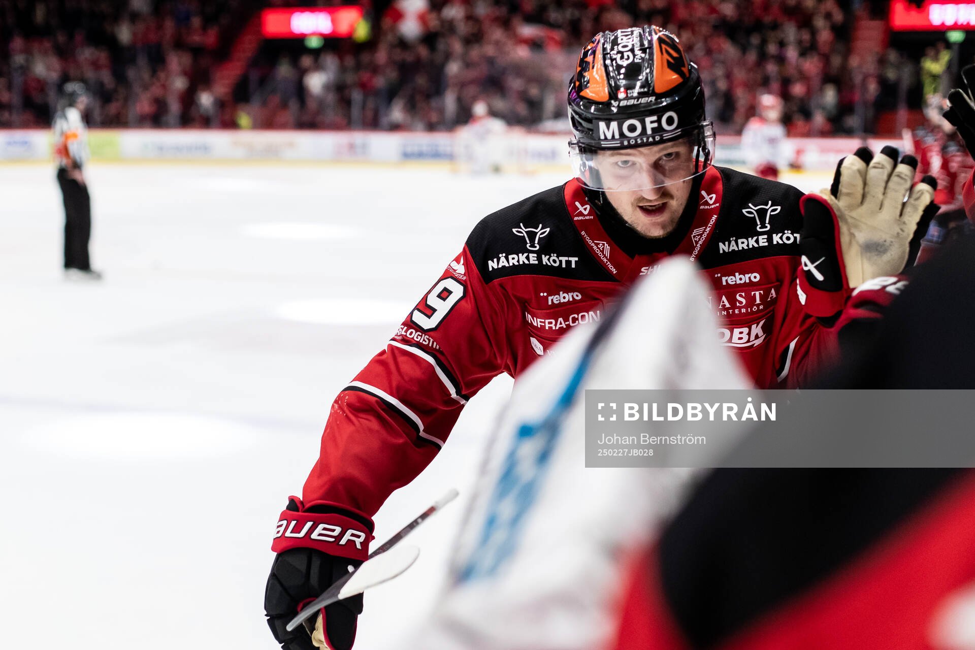 Örebros Patrik Karlkvist jublar