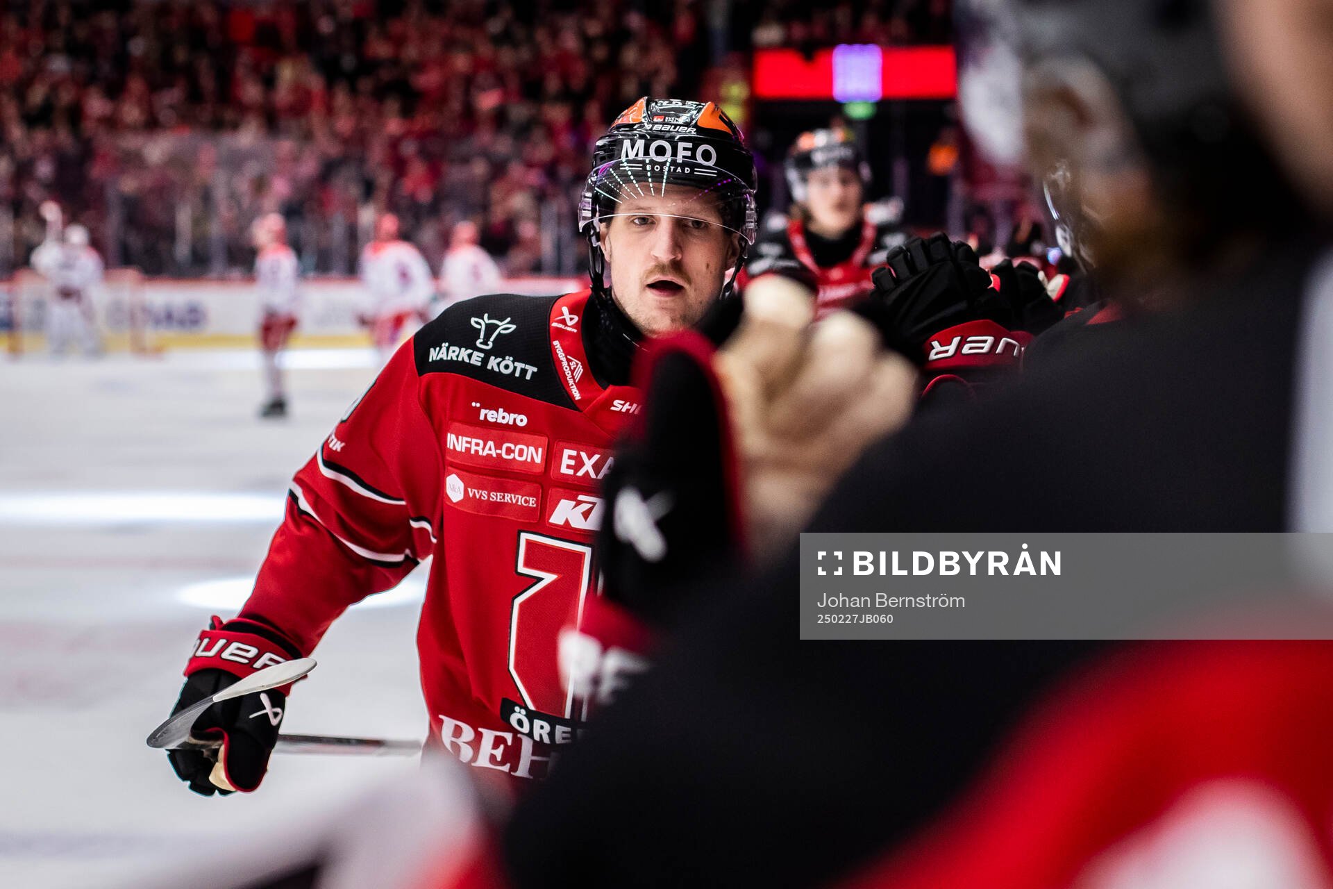Örebros Patrik Karlkvist jublar vid 1-0