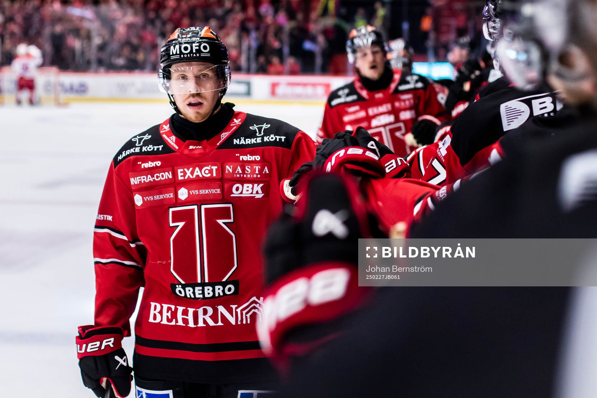 Örebros Kalle Kossila jublar vid 2-0