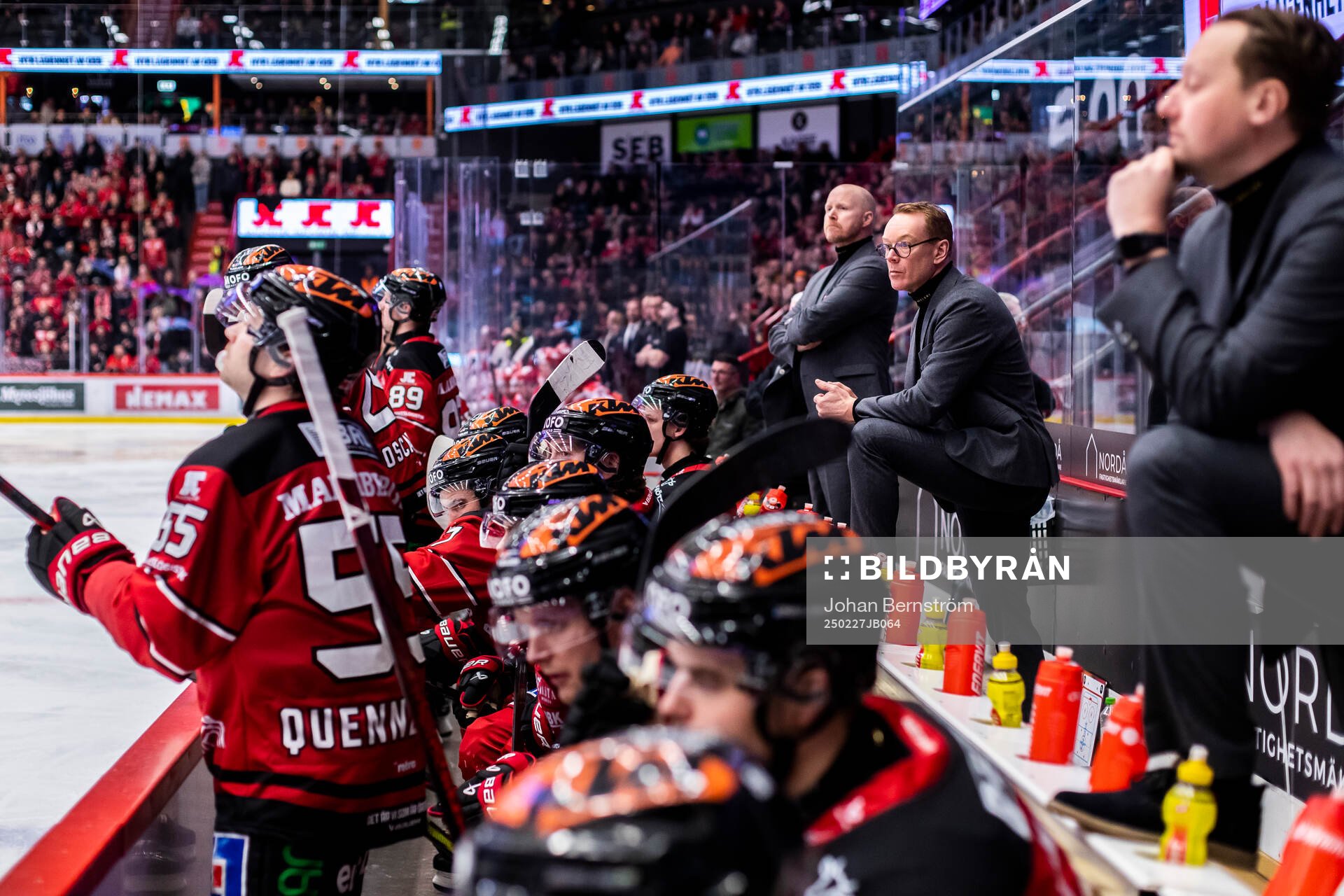 Örebros assisterande tränare Tobias Thermell och tränare