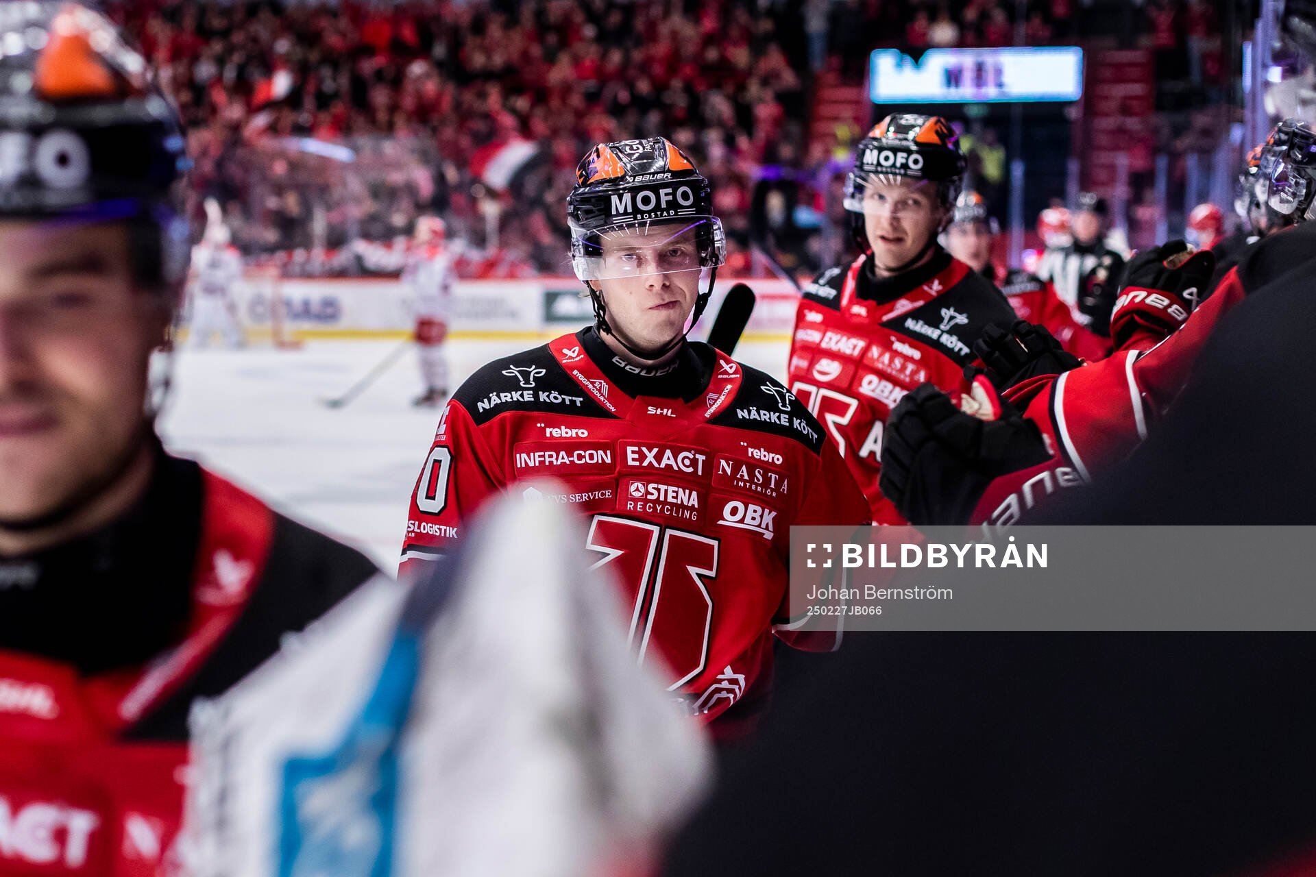 Örebros Elias Ekström jublar vid 3-2