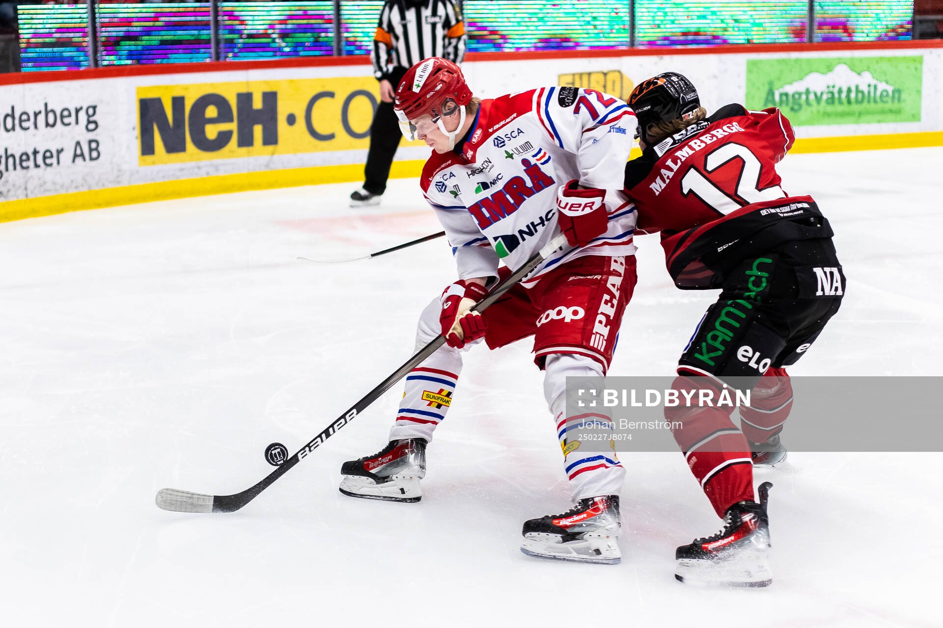 Timrås Erik Walli Walterholm och Örebros Noah Steen