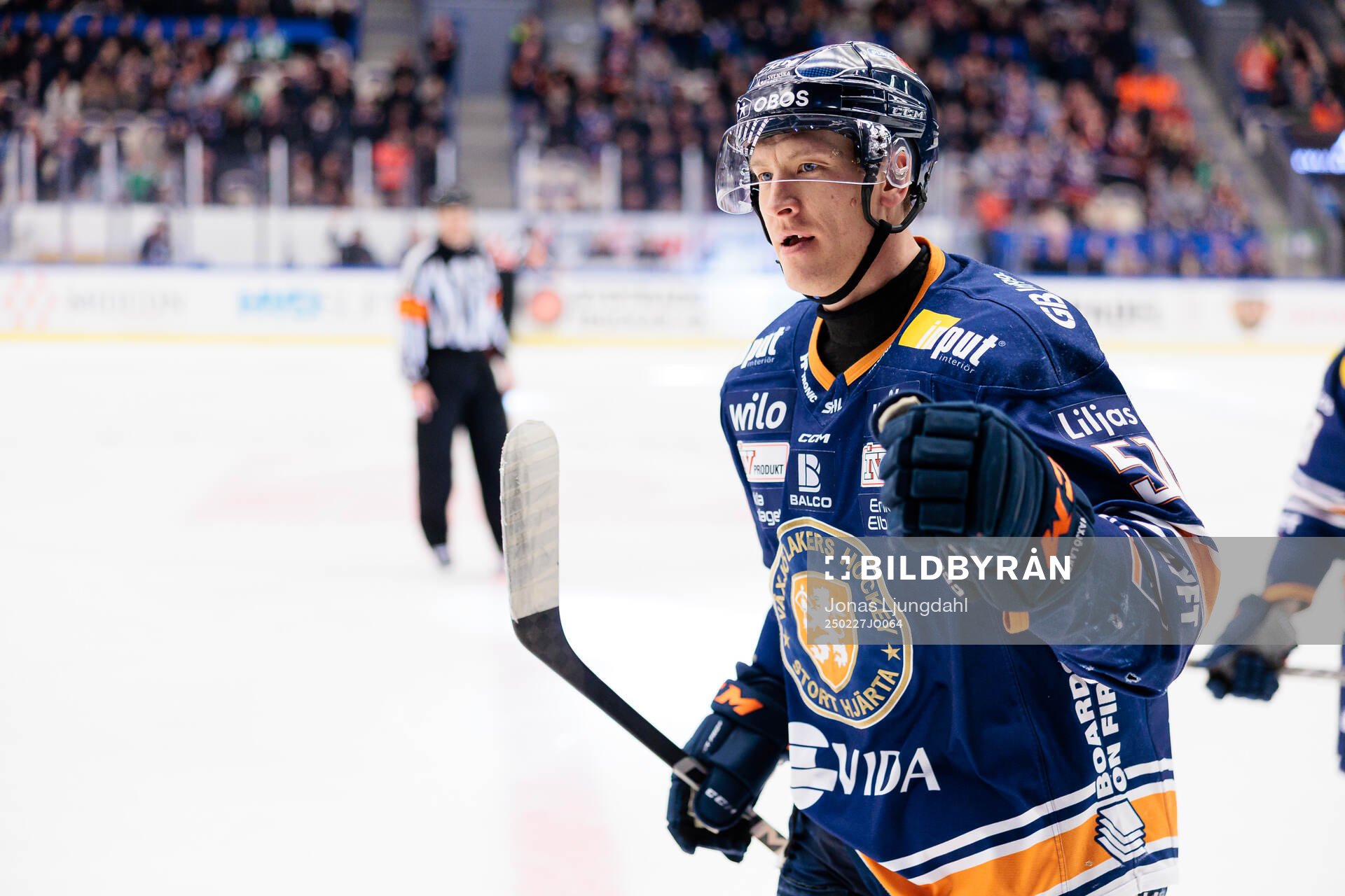 Växjös Emil Sylvegård jublar