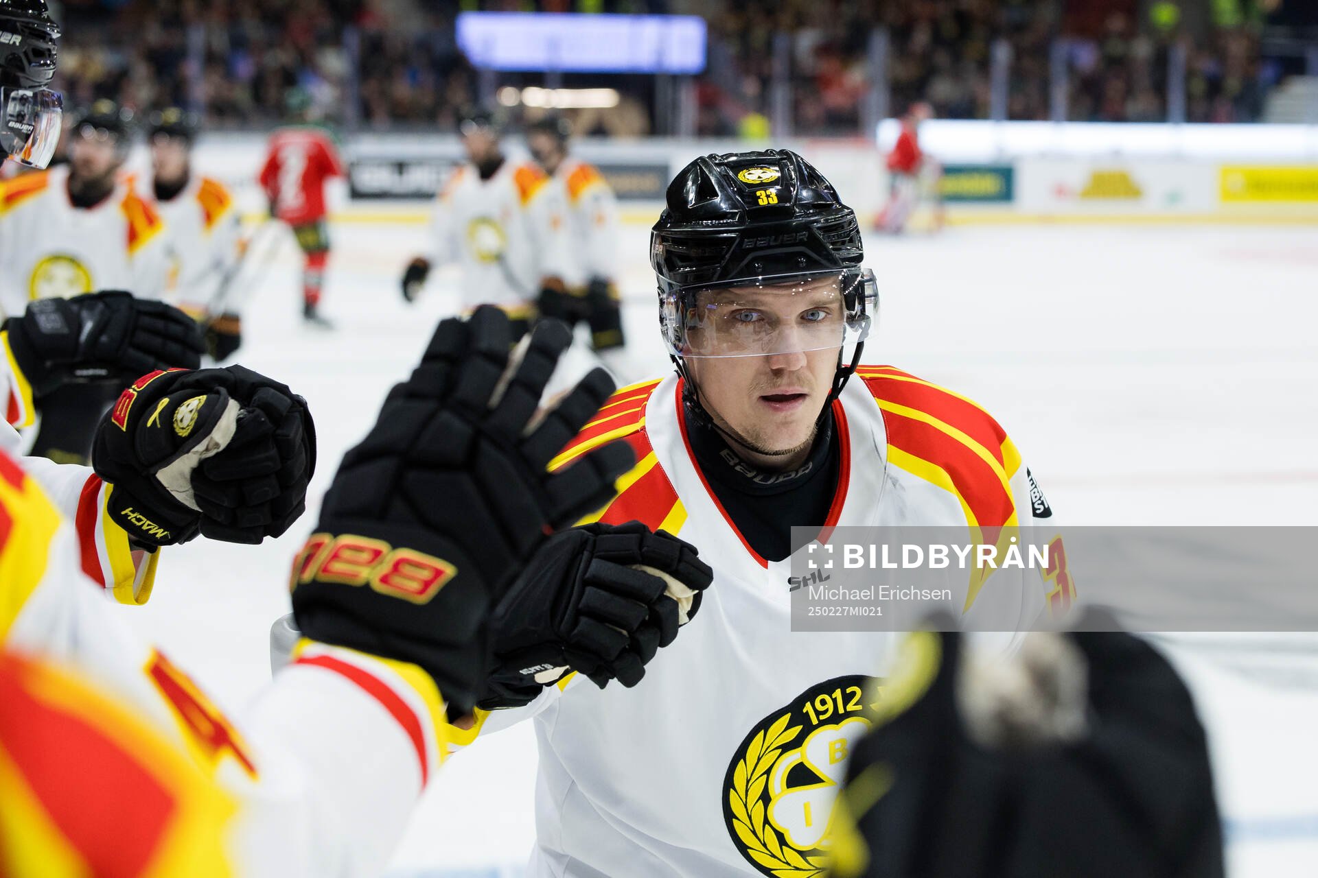 Brynäs Jakob Silfverberg jublar