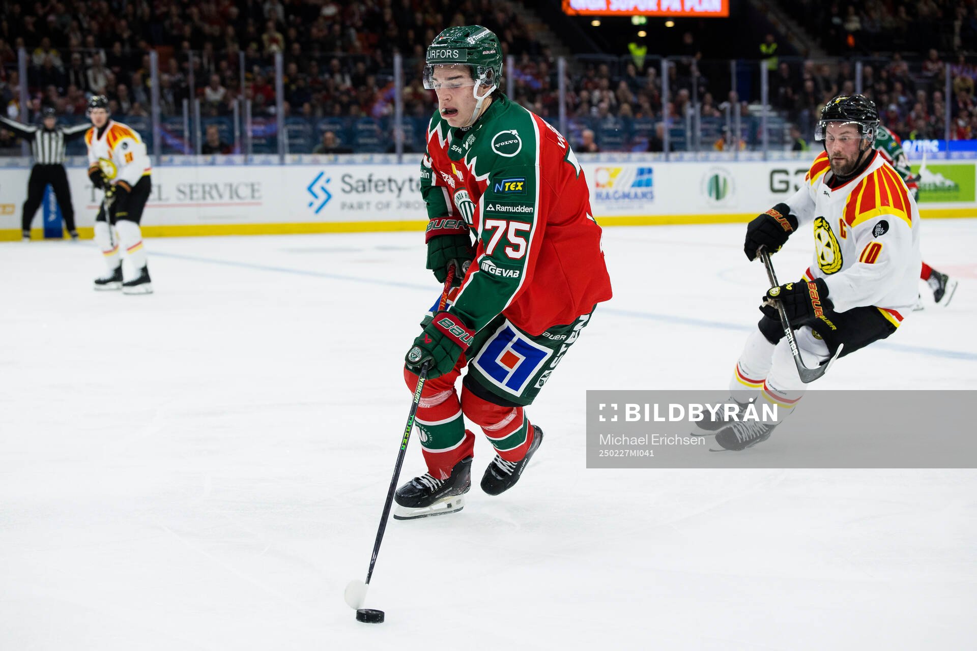 Frölundas David Edstrom och Brynäs Johan Larsson