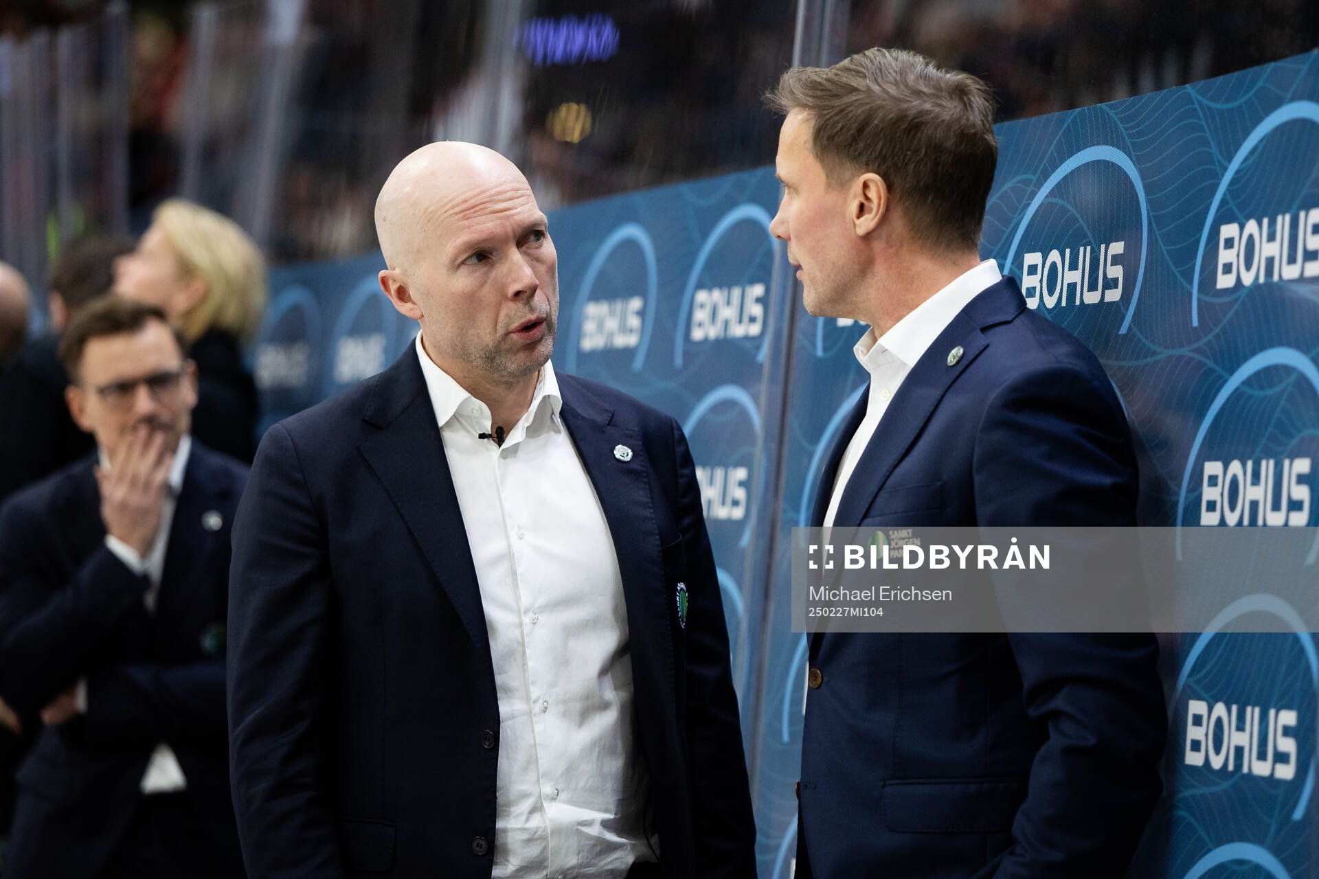 Frölundas assisterande tränare Anders Burström och