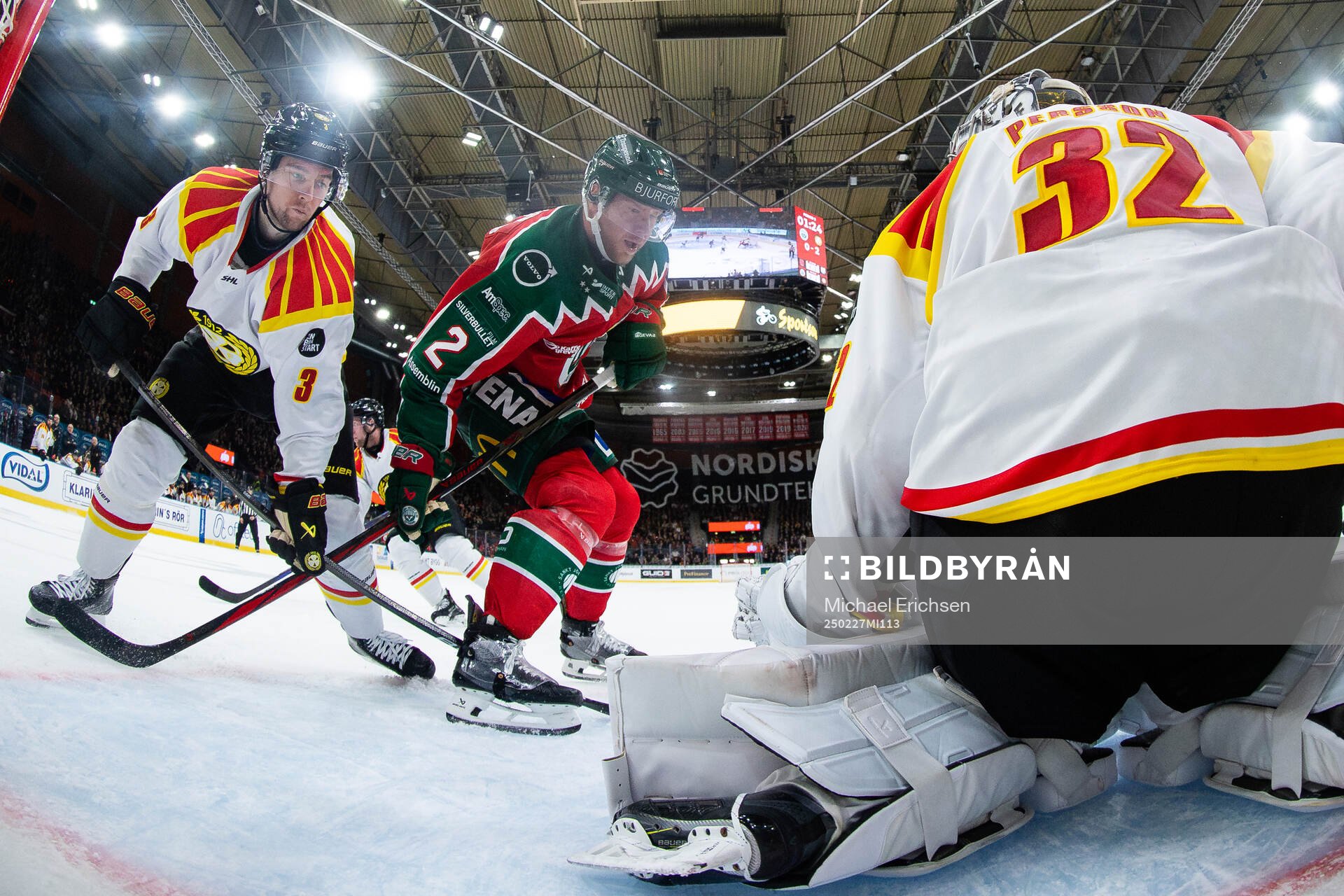 Frölundas Christian Folin och Brynäs Christian Djoos