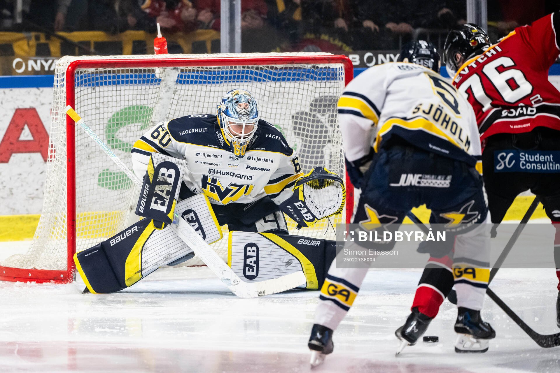 HV71s målvakt Hugo Alnefelt
